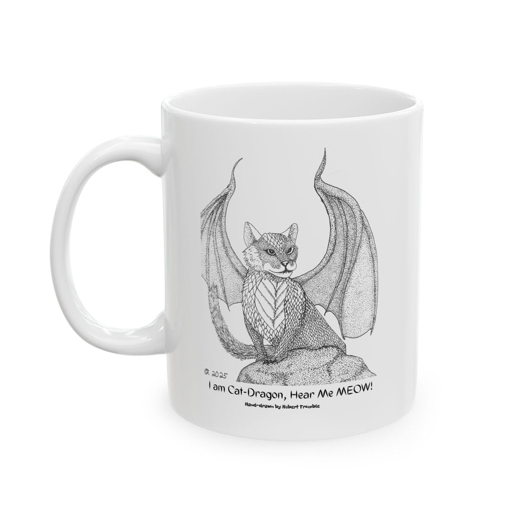CatDragon Ceramic Coffee Mug