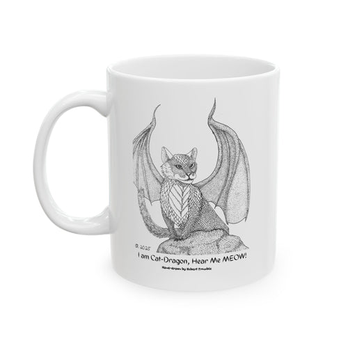 CatDragon Ceramic Coffee Mug