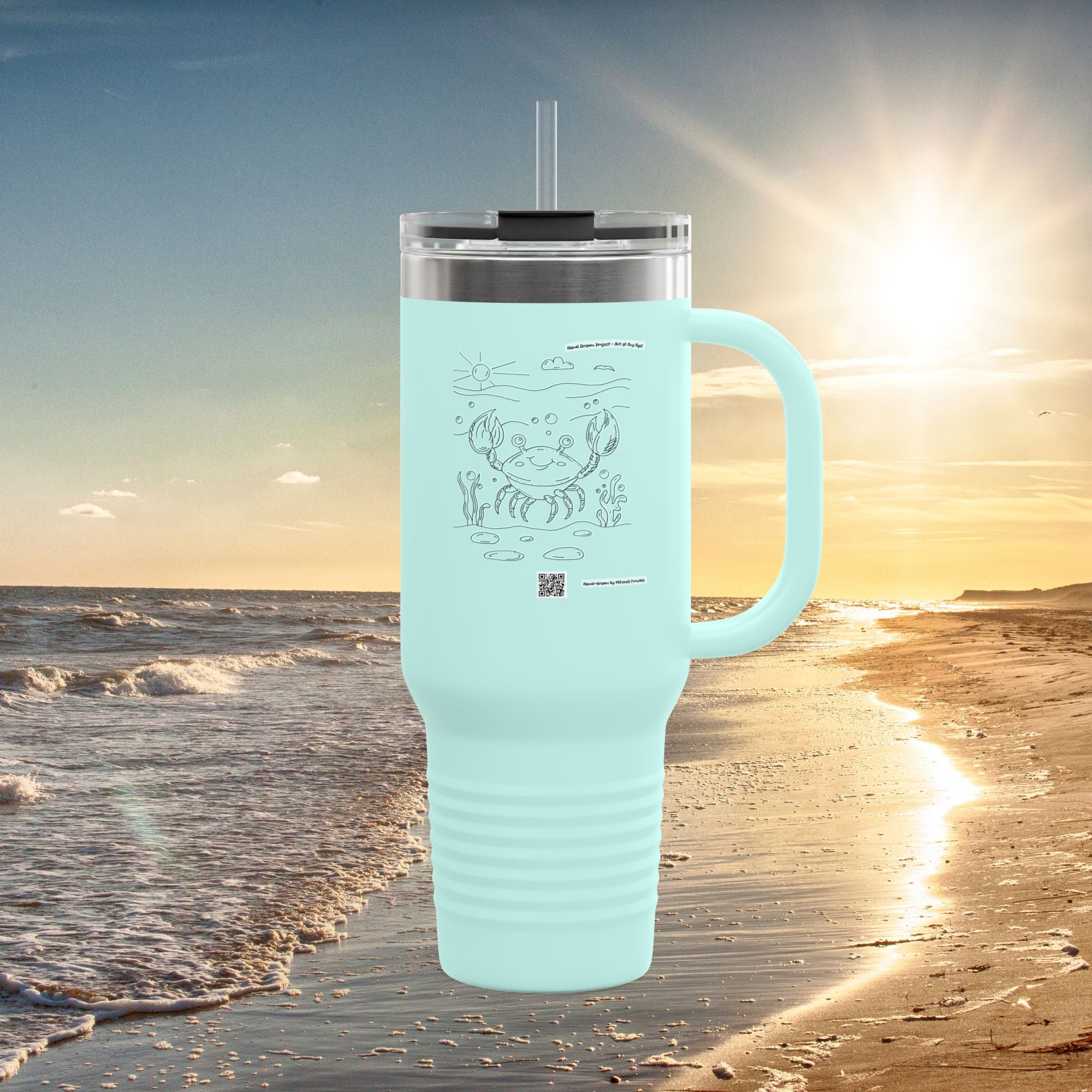 Cute Crab Travel Mug
