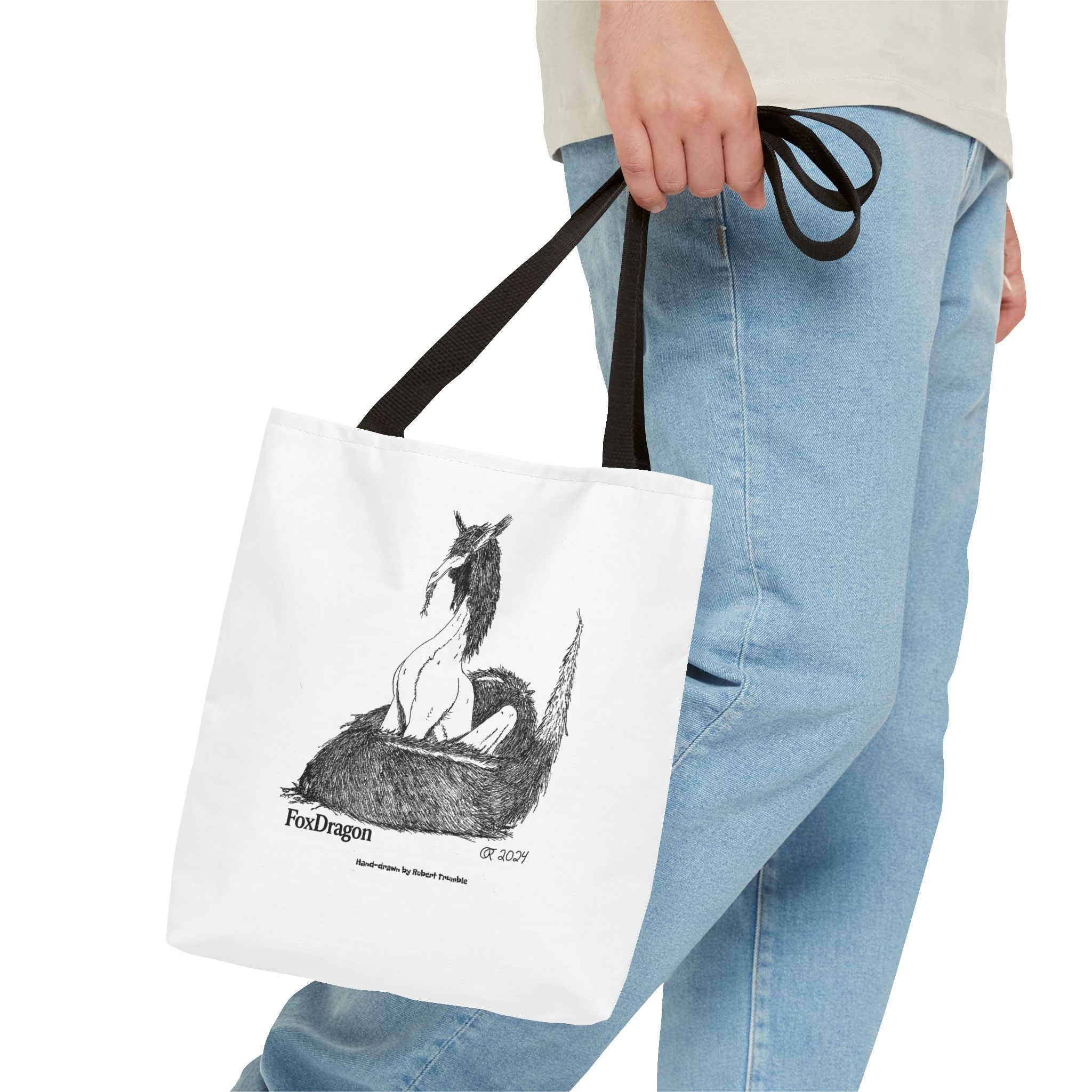FoxDragon – Mythical Creature Tote Bag