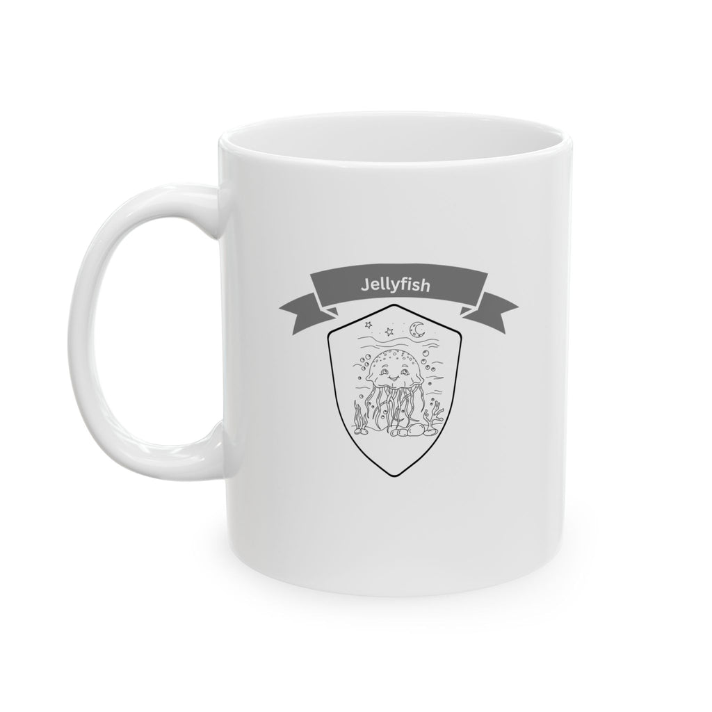 Smiling Jellyfish – Ocean Critter Coffee Mug