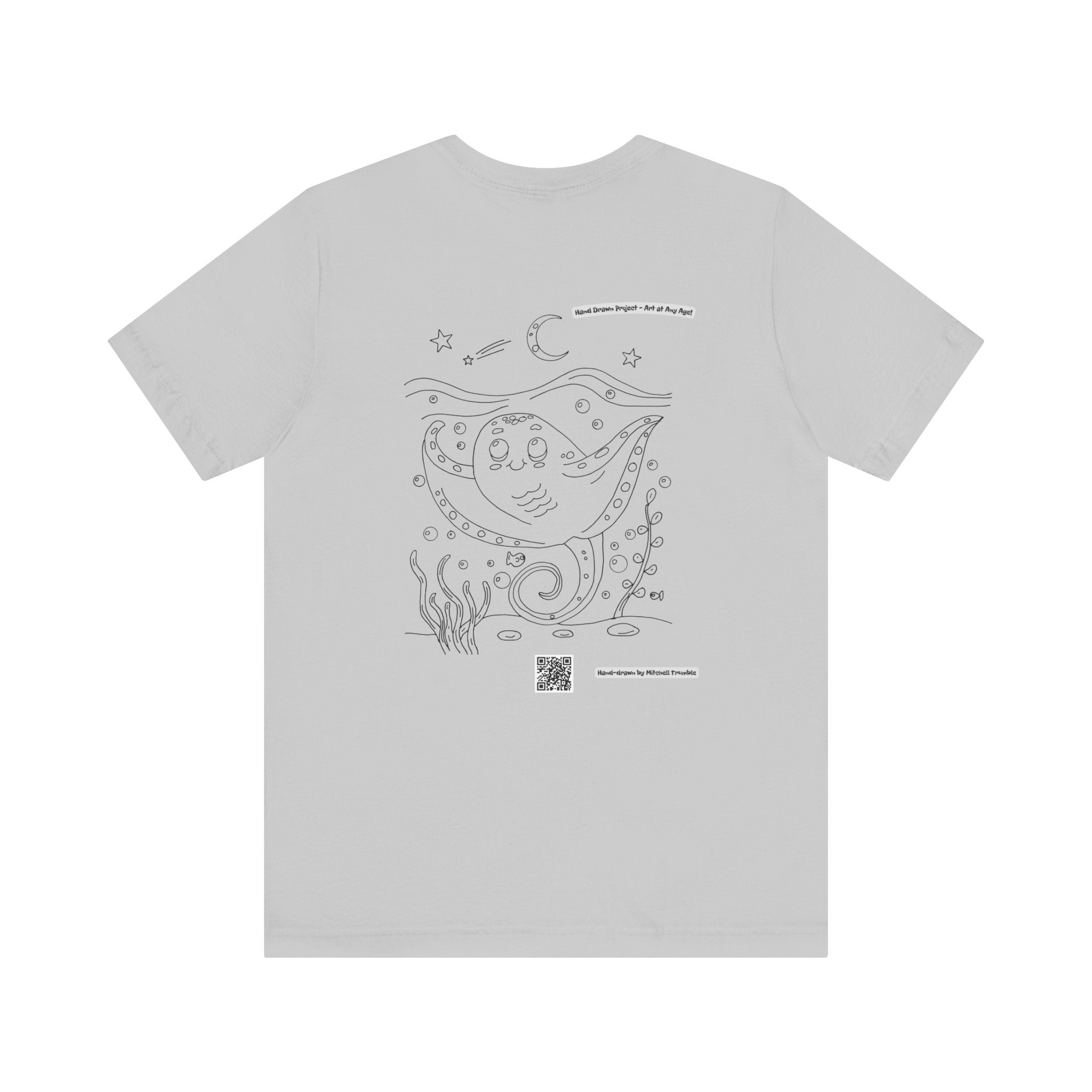 Manta Ray T-Shirt | Hand-Drawn Ocean Critter