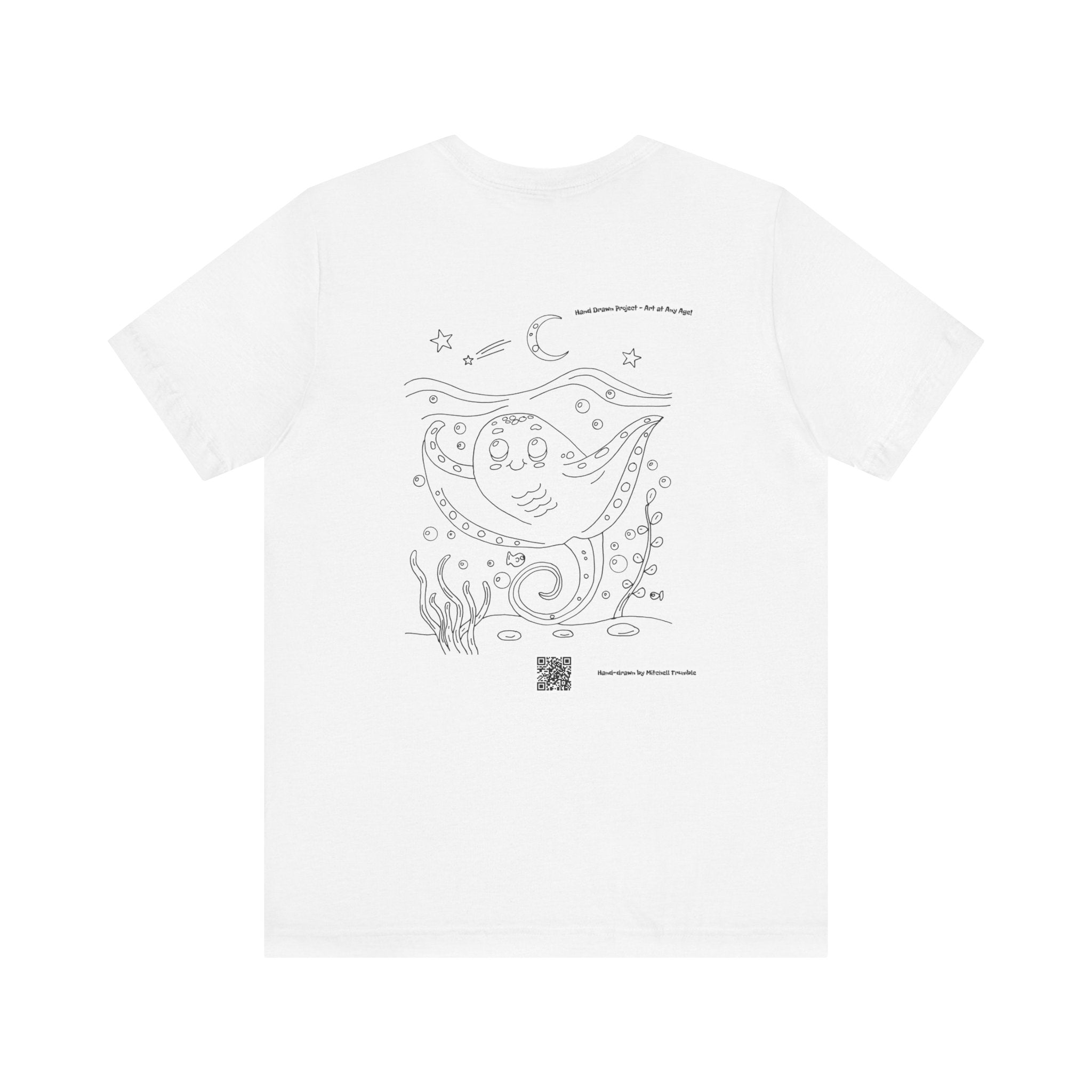 Manta Ray T-Shirt | Hand-Drawn Ocean Critter