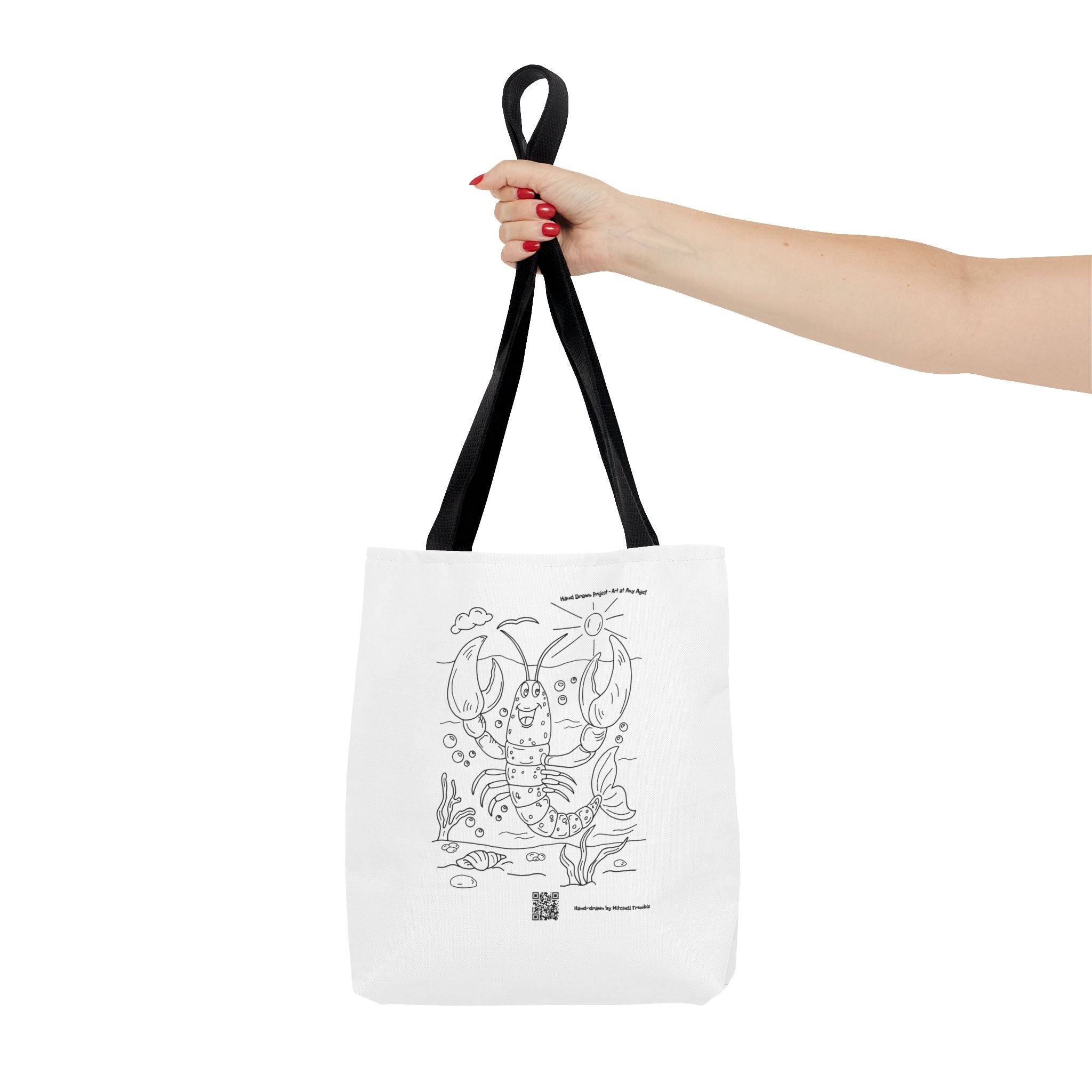 Cheerful Lobster Carry-All Tote Bag