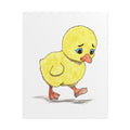 Cute Gosling Nursery Print, Baby Goose Wall Art,