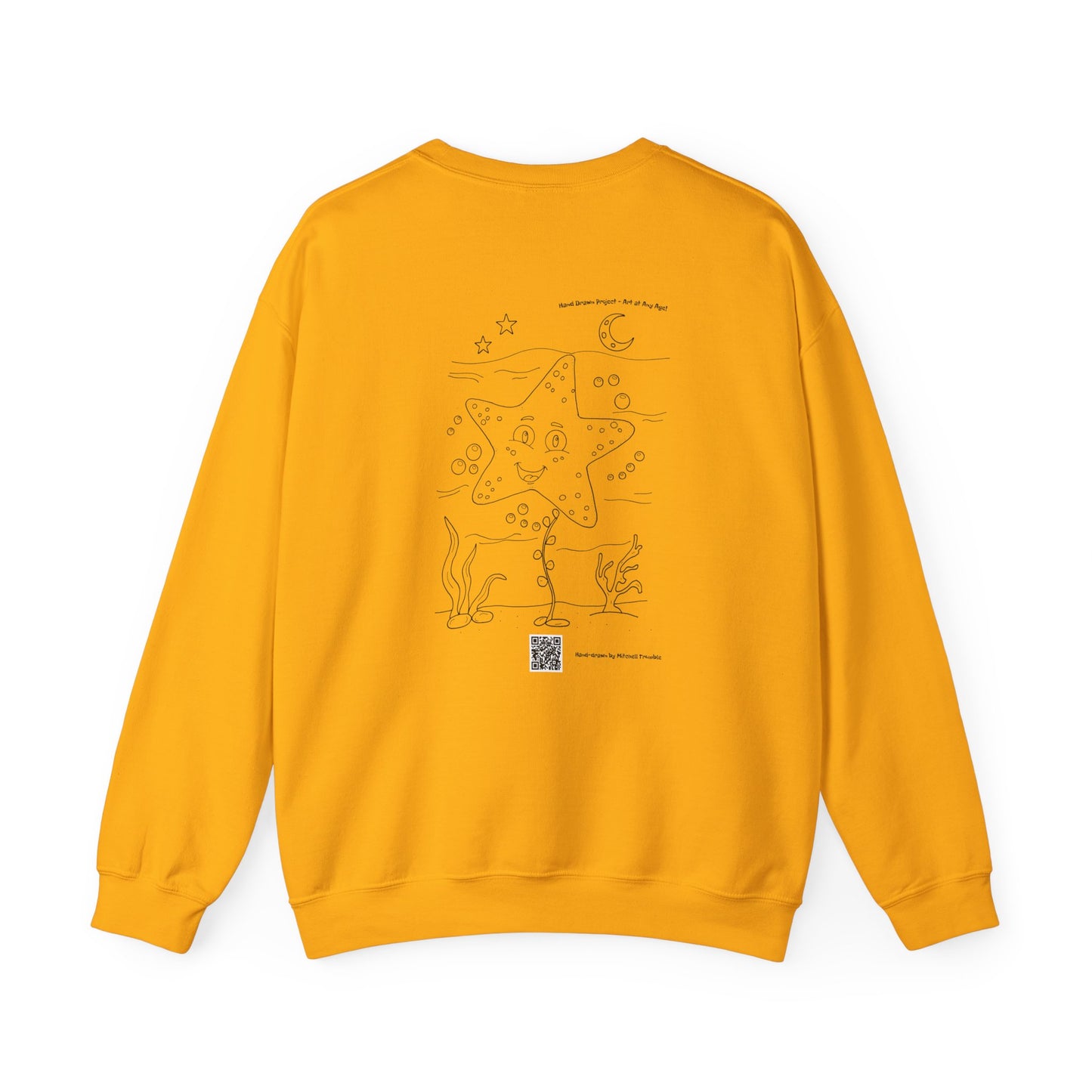 Lovable Starfish Sweatshirt ⭐🧥 – Bold Style, Ocean Cool