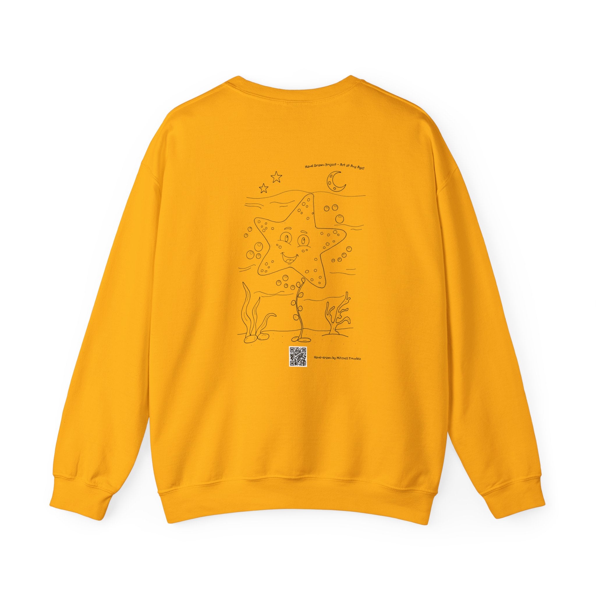 Lovable Starfish Sweatshirt ⭐🧥 – Bold Style, Ocean Cool