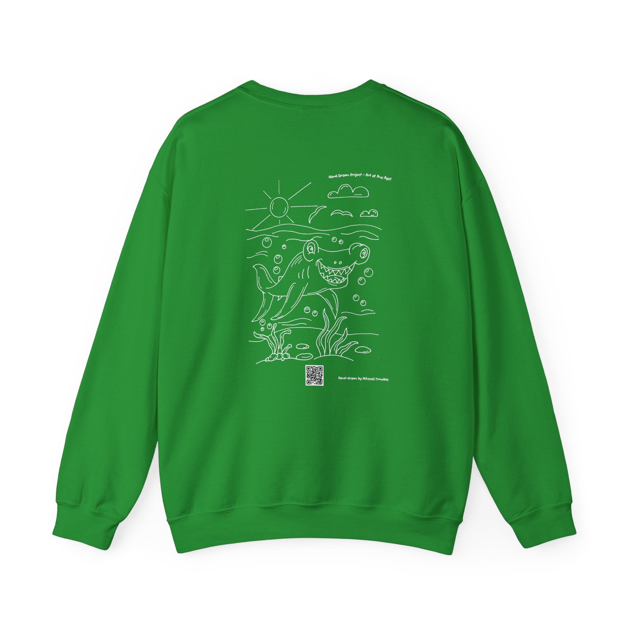 Happy Hammerhead Shark – Cozy Ocean Sweatshirt