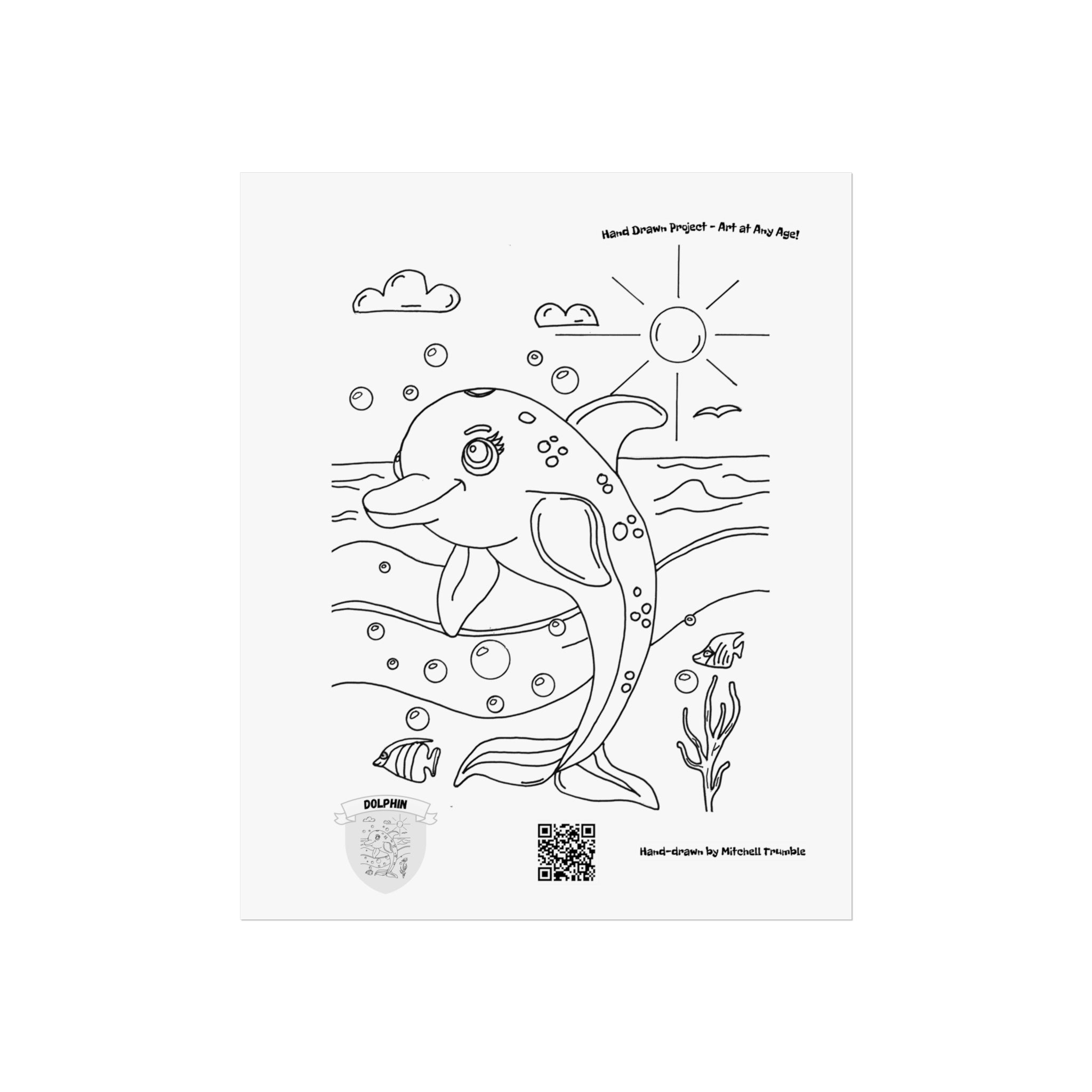 Dolphin Splash Squad!– Ocean Fun Wall Art