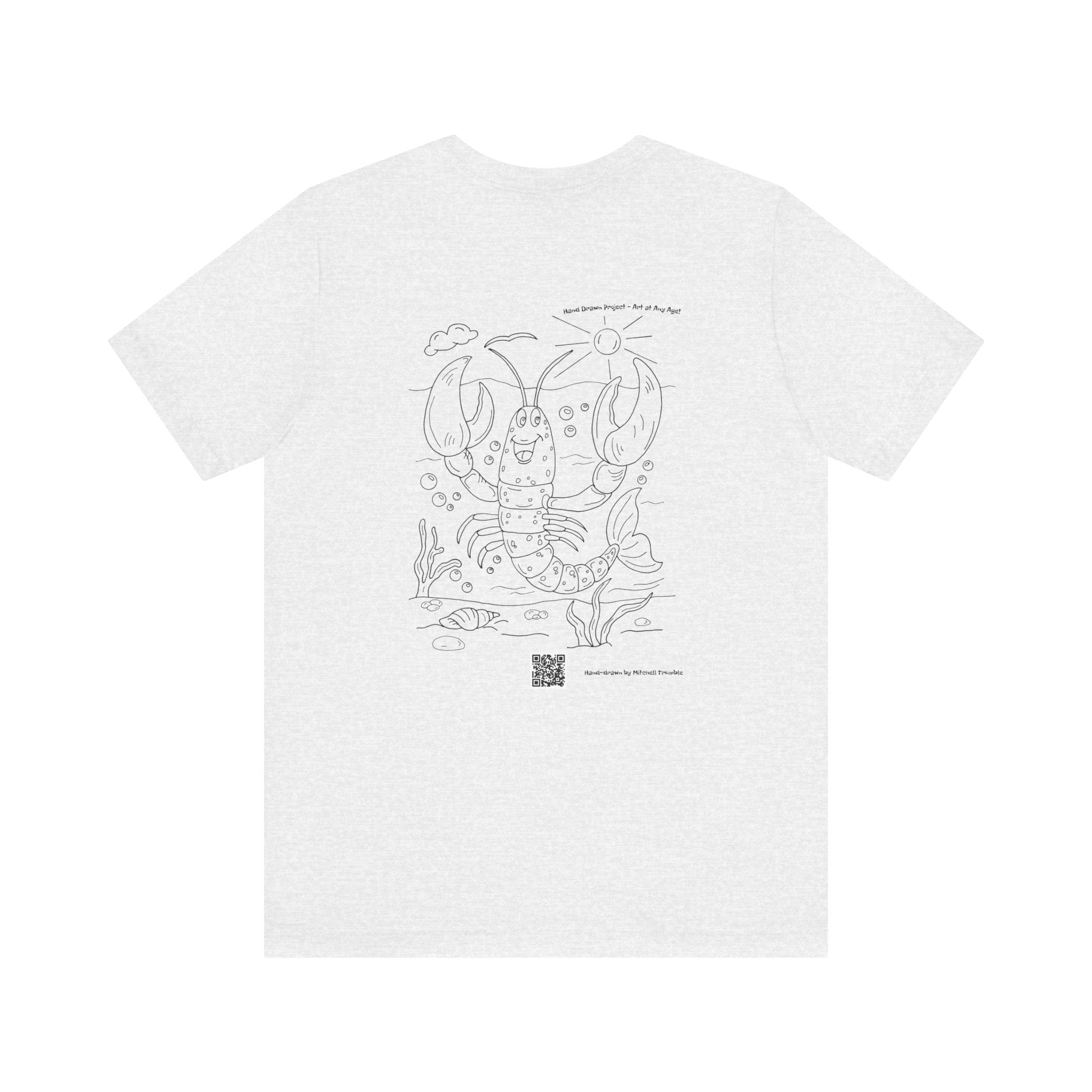 Cheerful Lobster T-Shirt – Ocean Critter T-Shirt