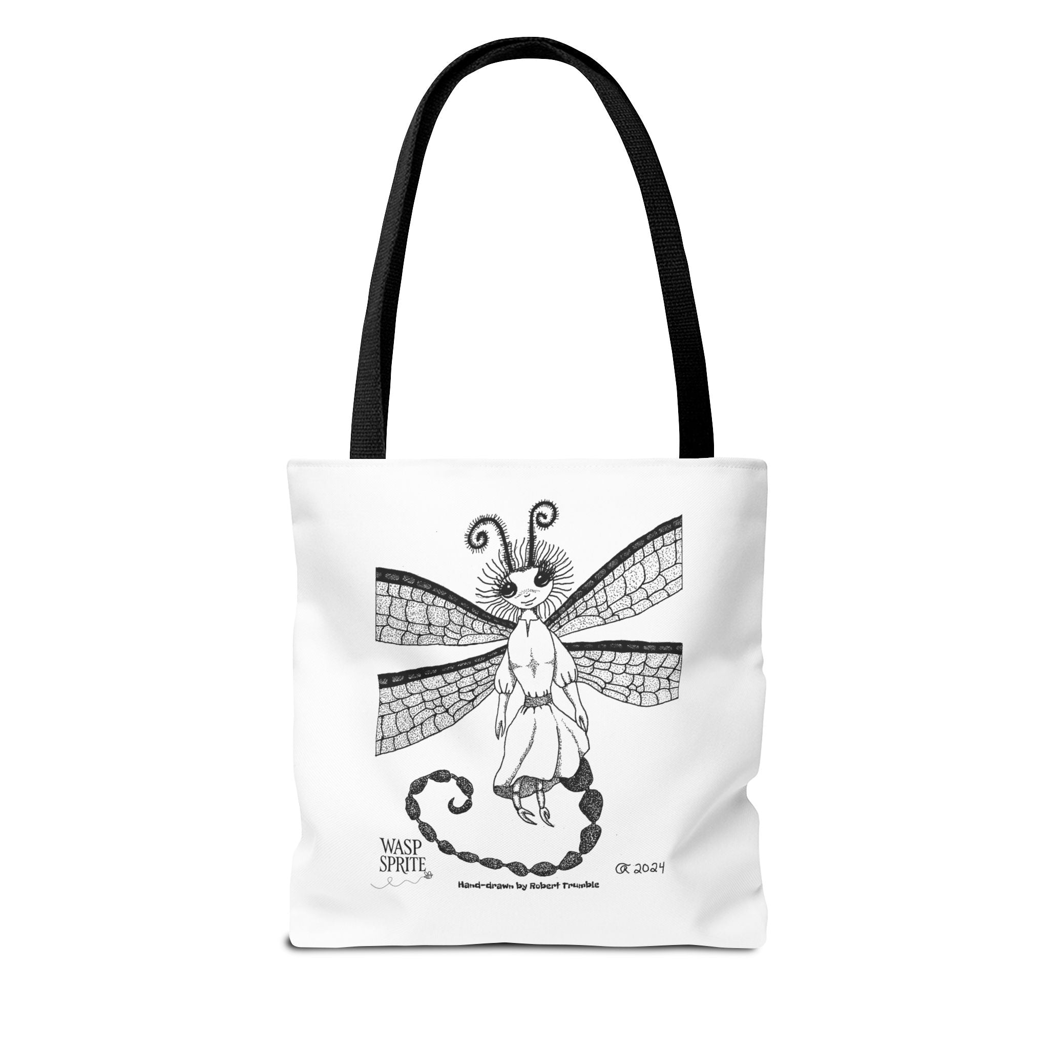 Wasp Sprite – Mystical Insect Folk Tote Bag