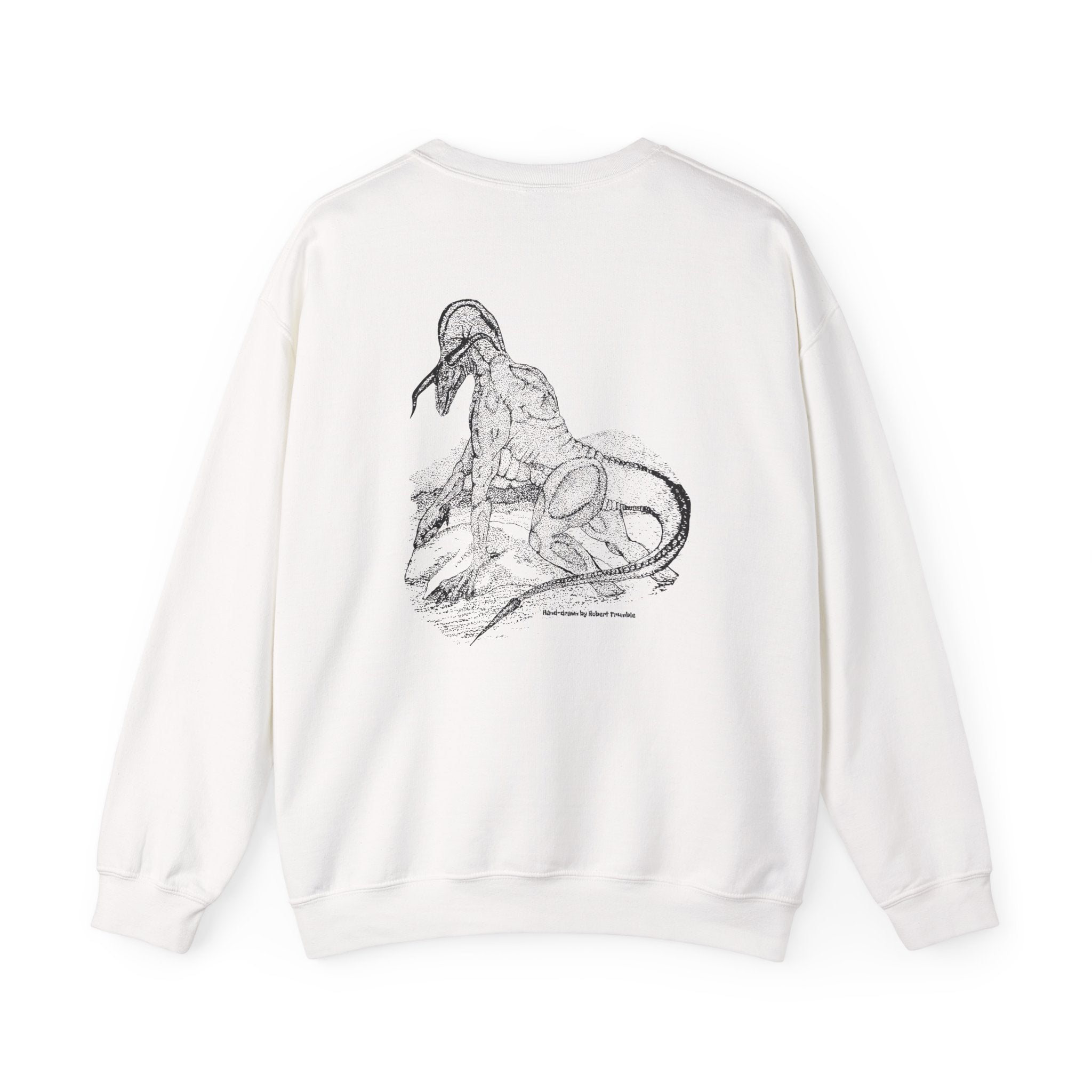 Landdrake Legends Gildan 18000 Sweatshirt | Robert Trumble's Hand-Drawn Dragon Art
