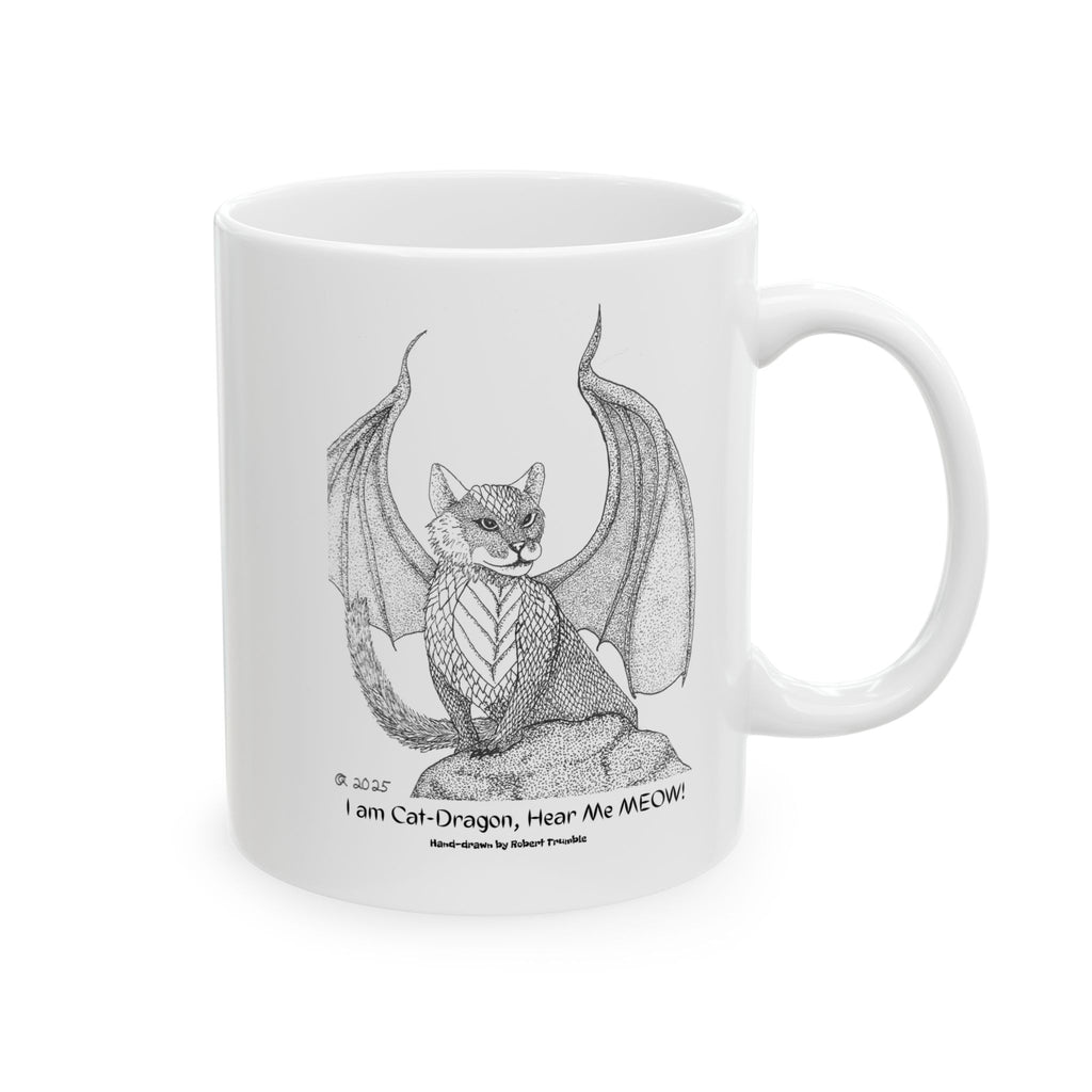 CatDragon Ceramic Coffee Mug