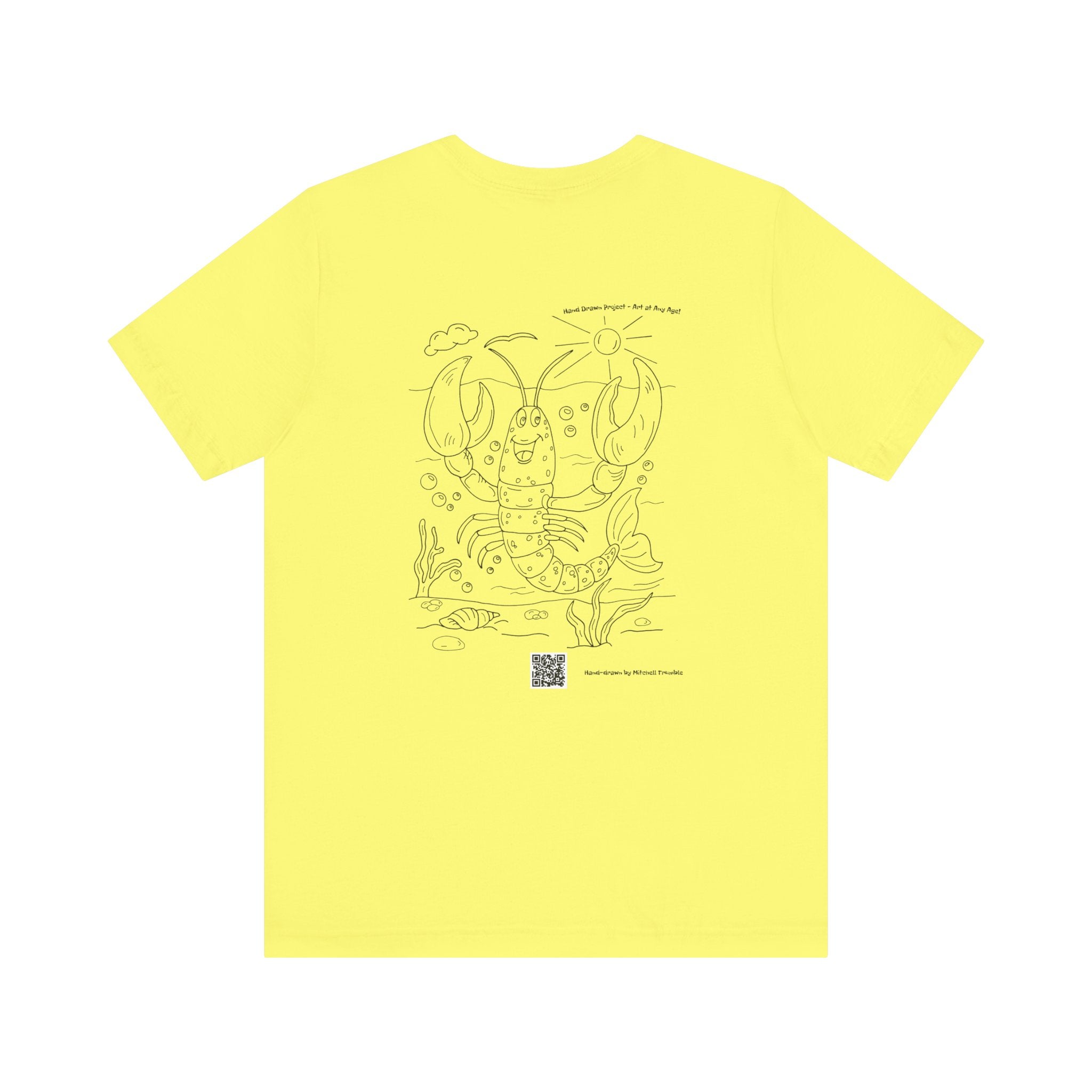 Cheerful Lobster T-Shirt – Ocean Critter T-Shirt