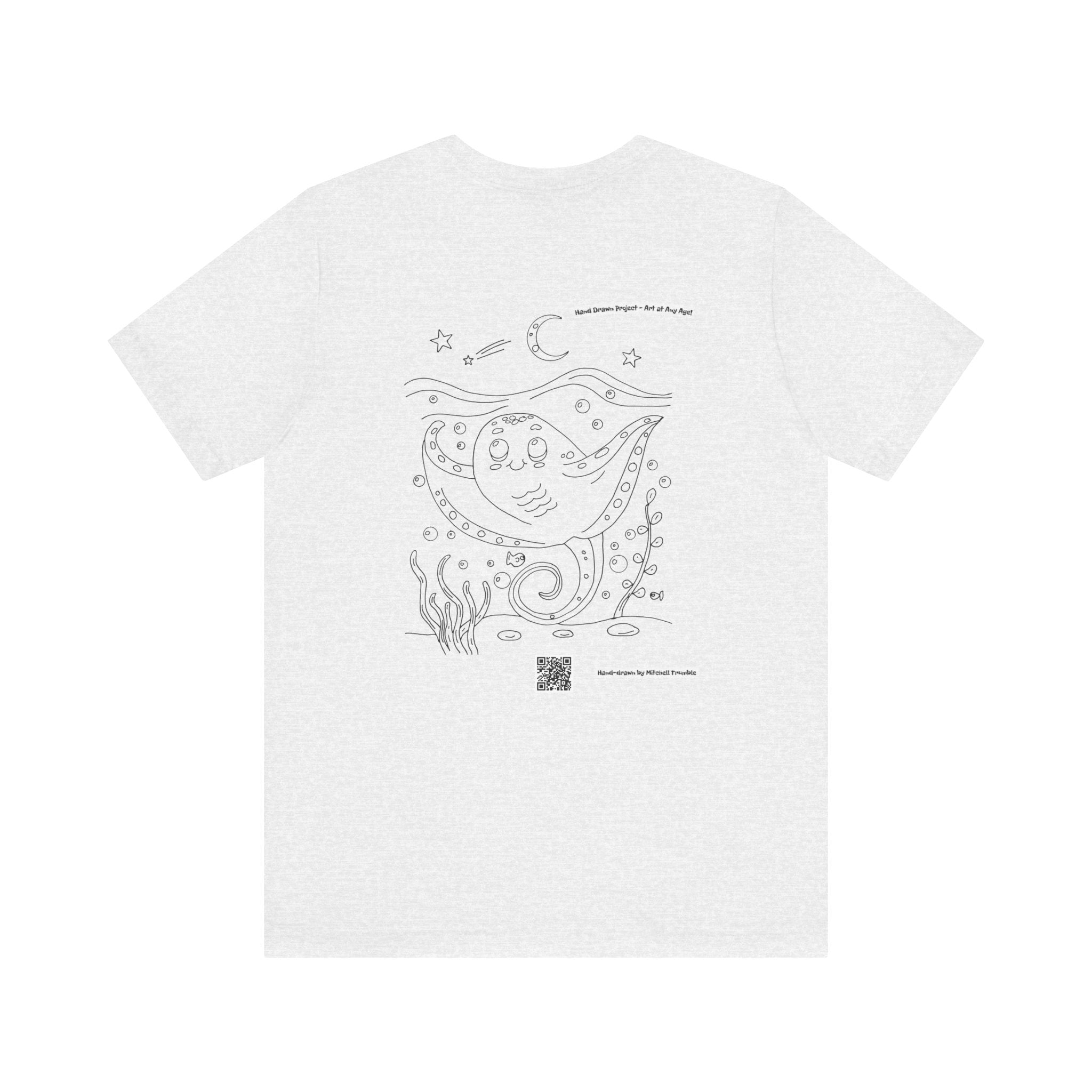Manta Ray T-Shirt | Hand-Drawn Ocean Critter