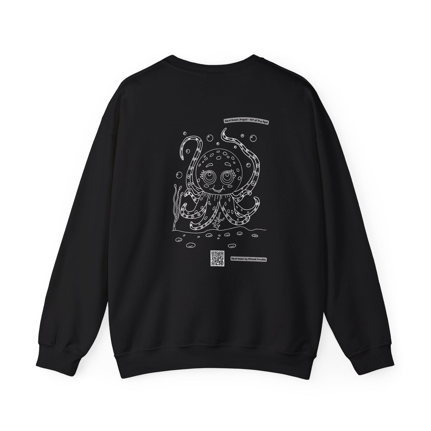 Octopus – Hand-Drawn Coloring Book Sweatshirt
