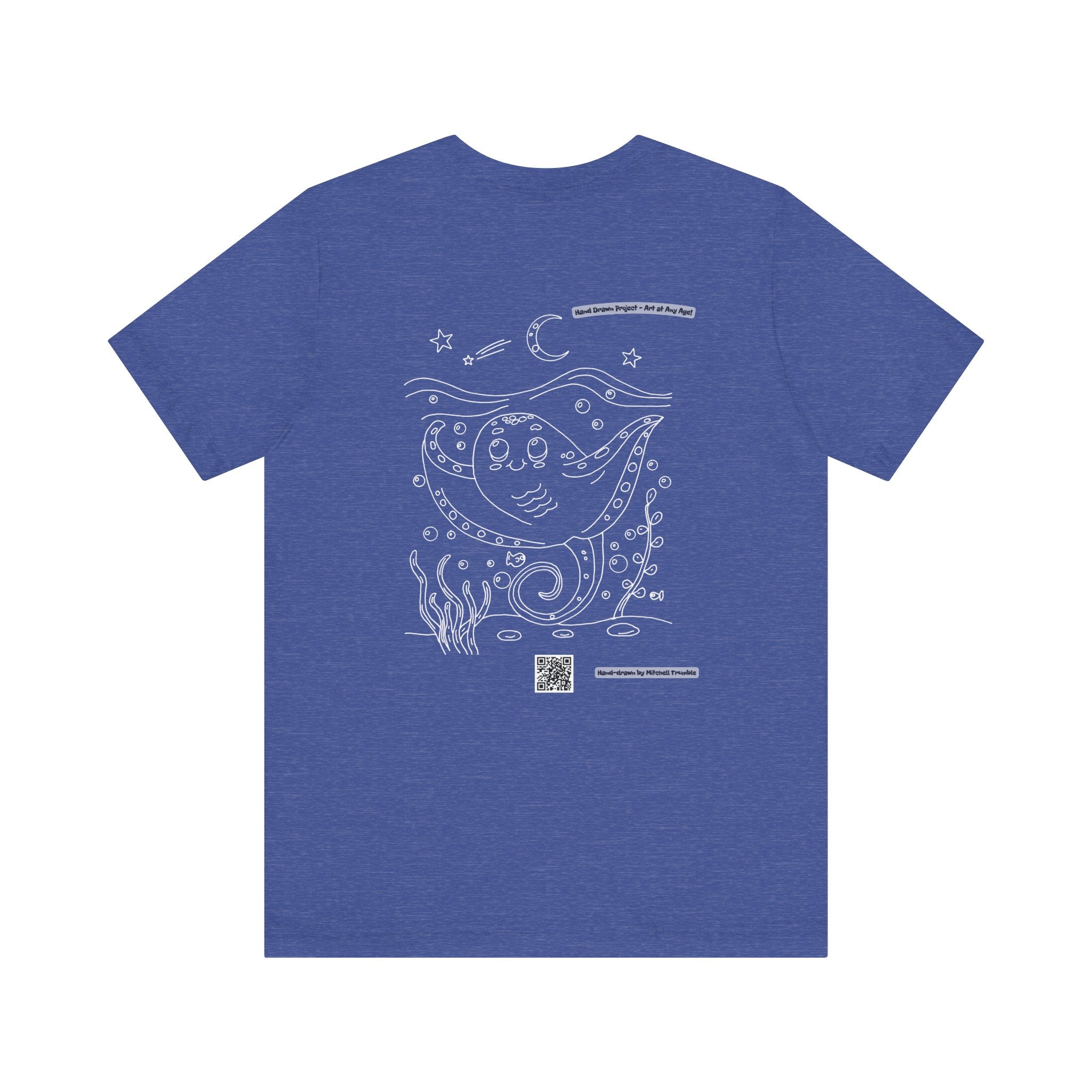 Manta Ray T-Shirt | Hand-Drawn Ocean Critter