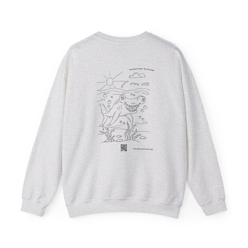 Happy Hammerhead Shark – Cozy Ocean Sweatshirt
