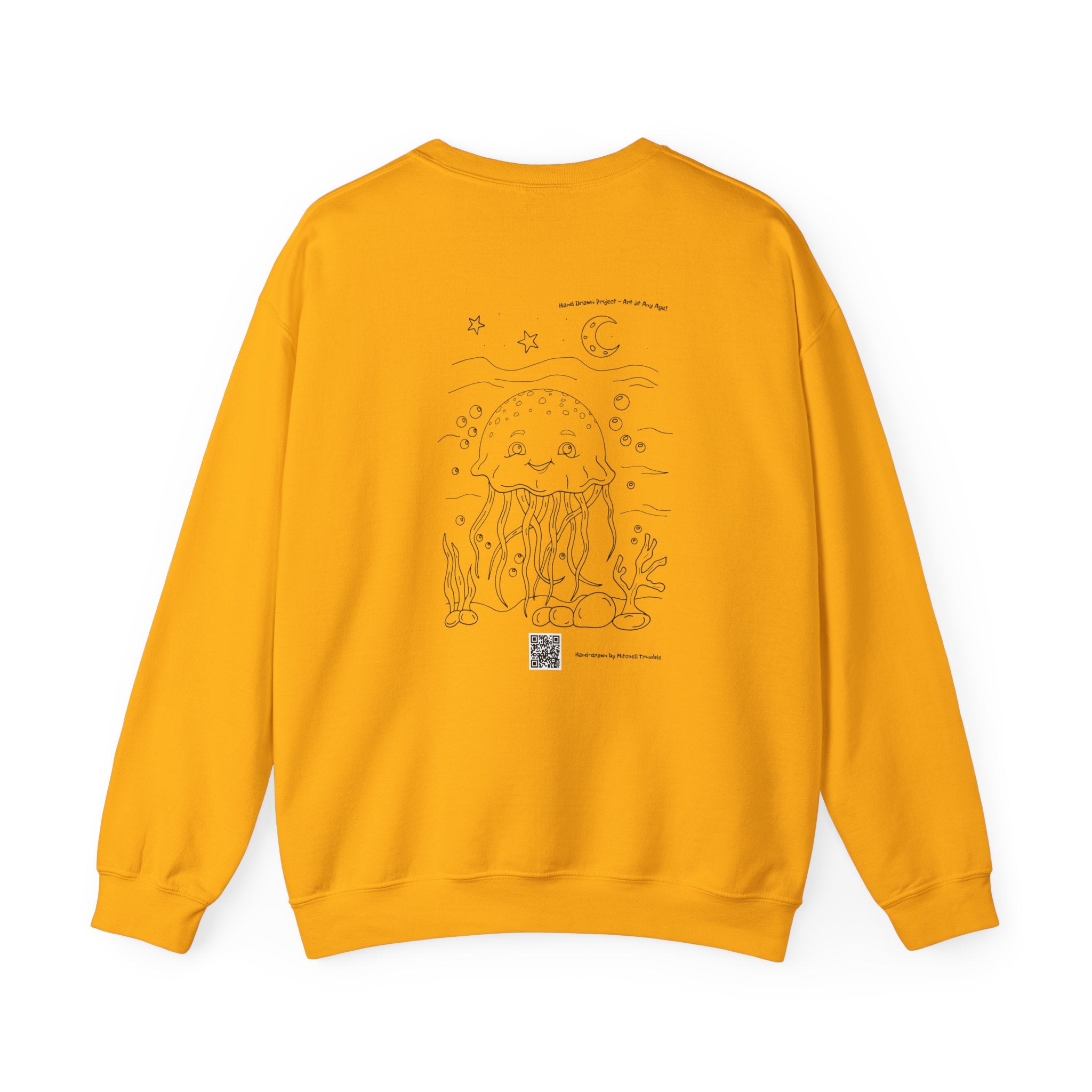 Smiling Jellyfish – Cozy Ocean Sweatshirt