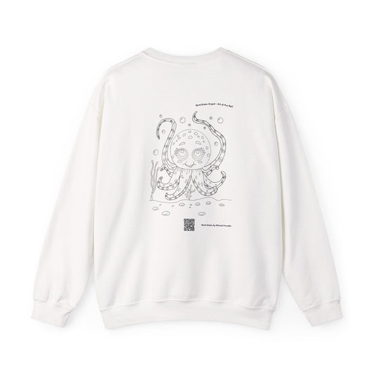 Octopus – Hand-Drawn Coloring Book Sweatshirt