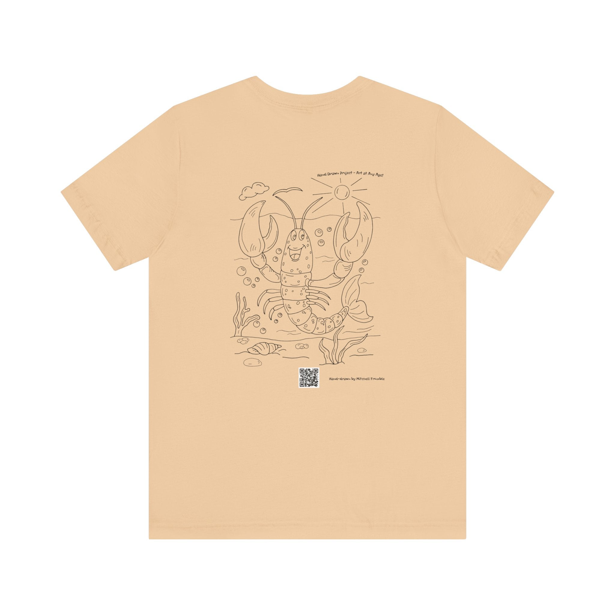 Cheerful Lobster T-Shirt – Ocean Critter T-Shirt