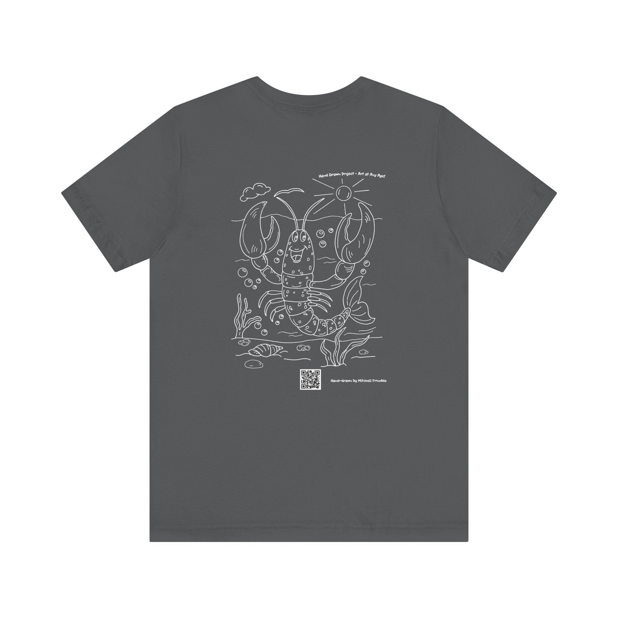 Cheerful Lobster T-Shirt – Ocean Critter T-Shirt