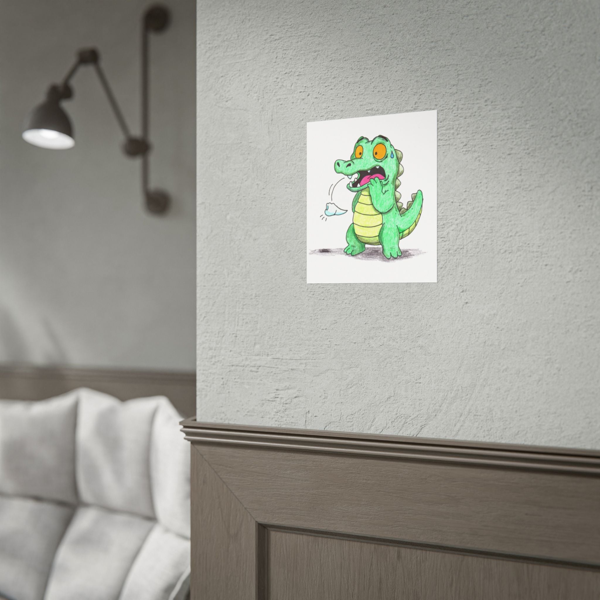 Amy Lost a Tooth Print | Hand Drawn Nursery Wall Art