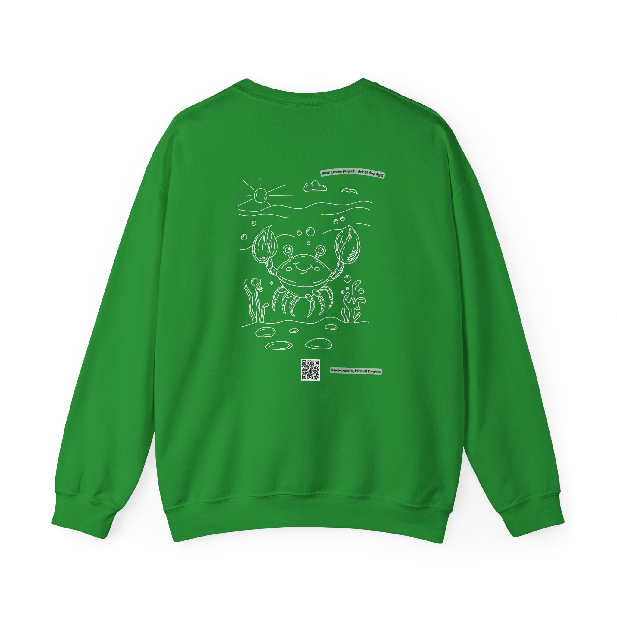 Cute Crab Crewneck Sweatshirt