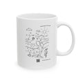 Dolphin Splash Squad Coffee Mug – Hand Drawn Ocean Critter | Mitchell Trumble Art