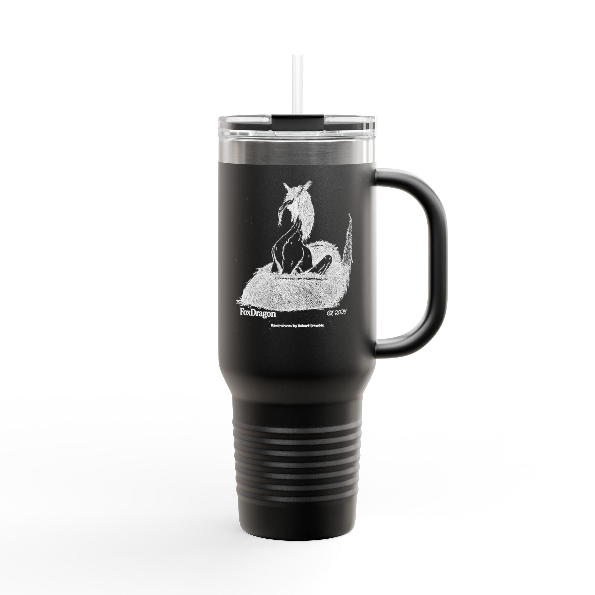 FoxDragon – Mythical Creature Travel Mug