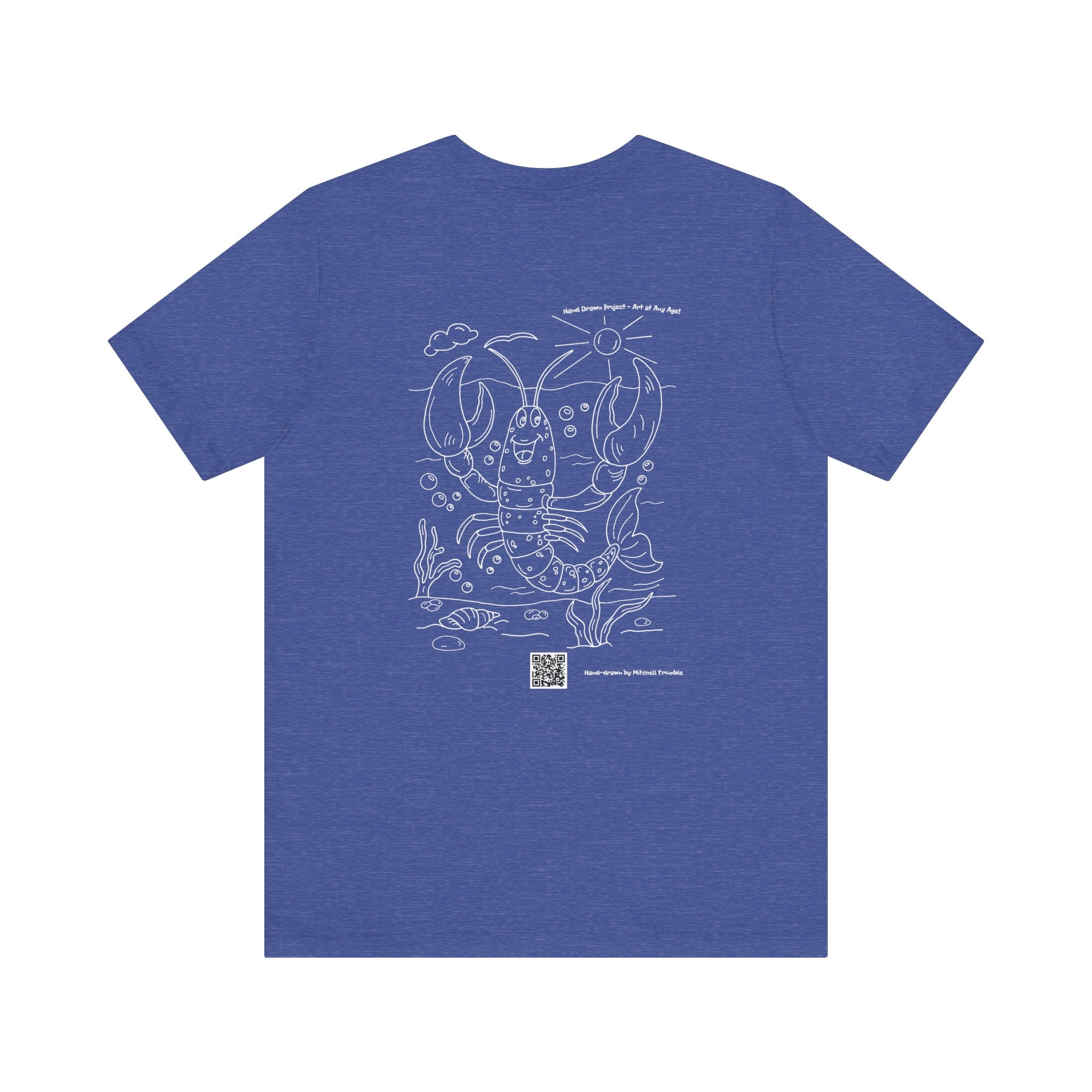 Cheerful Lobster T-Shirt – Ocean Critter T-Shirt
