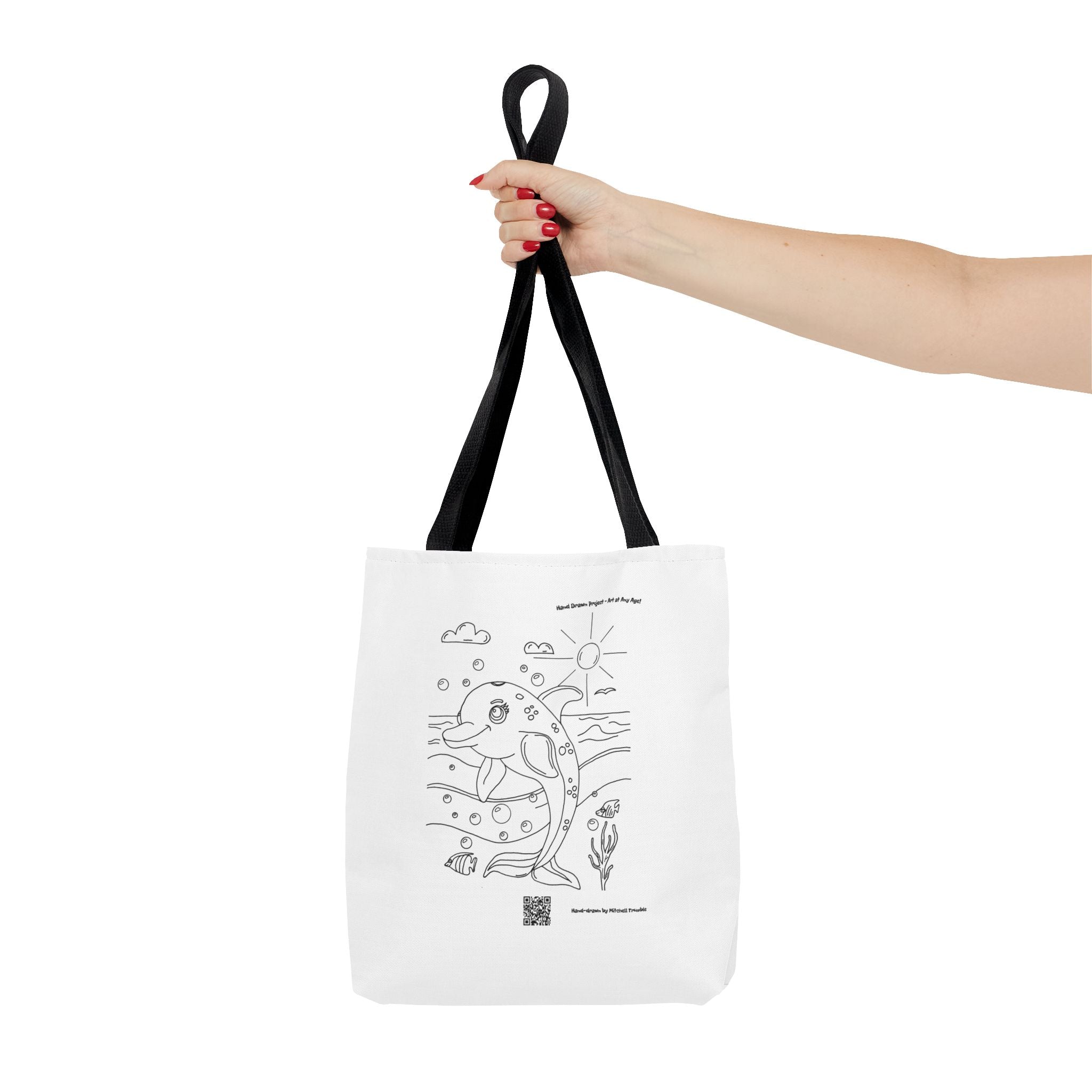 Dolphin Splash Squad Tote Bag