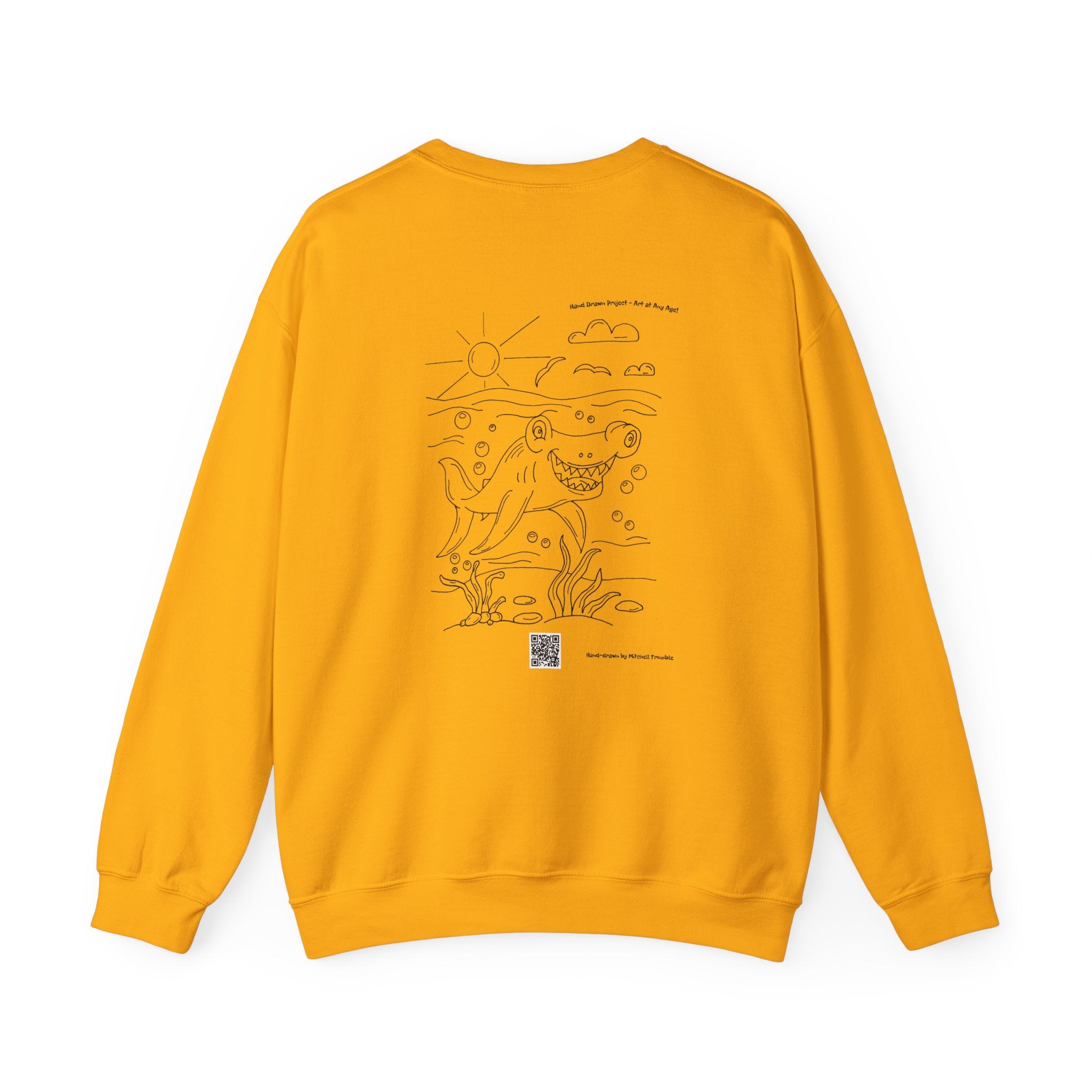 Happy Hammerhead Shark – Cozy Ocean Sweatshirt