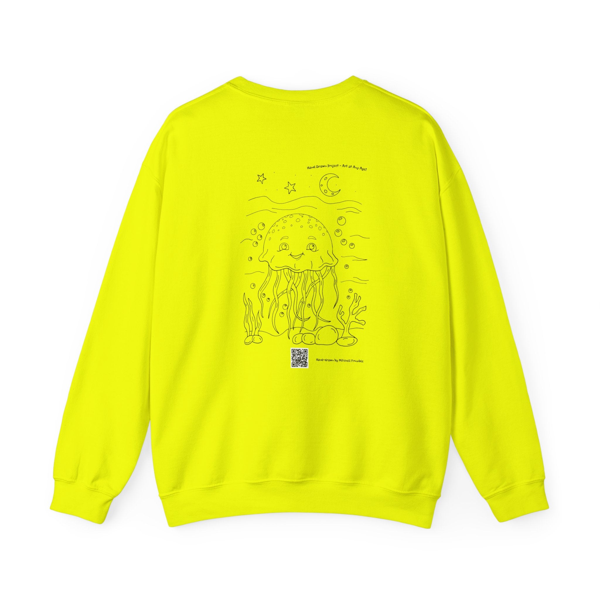 Smiling Jellyfish – Cozy Ocean Sweatshirt