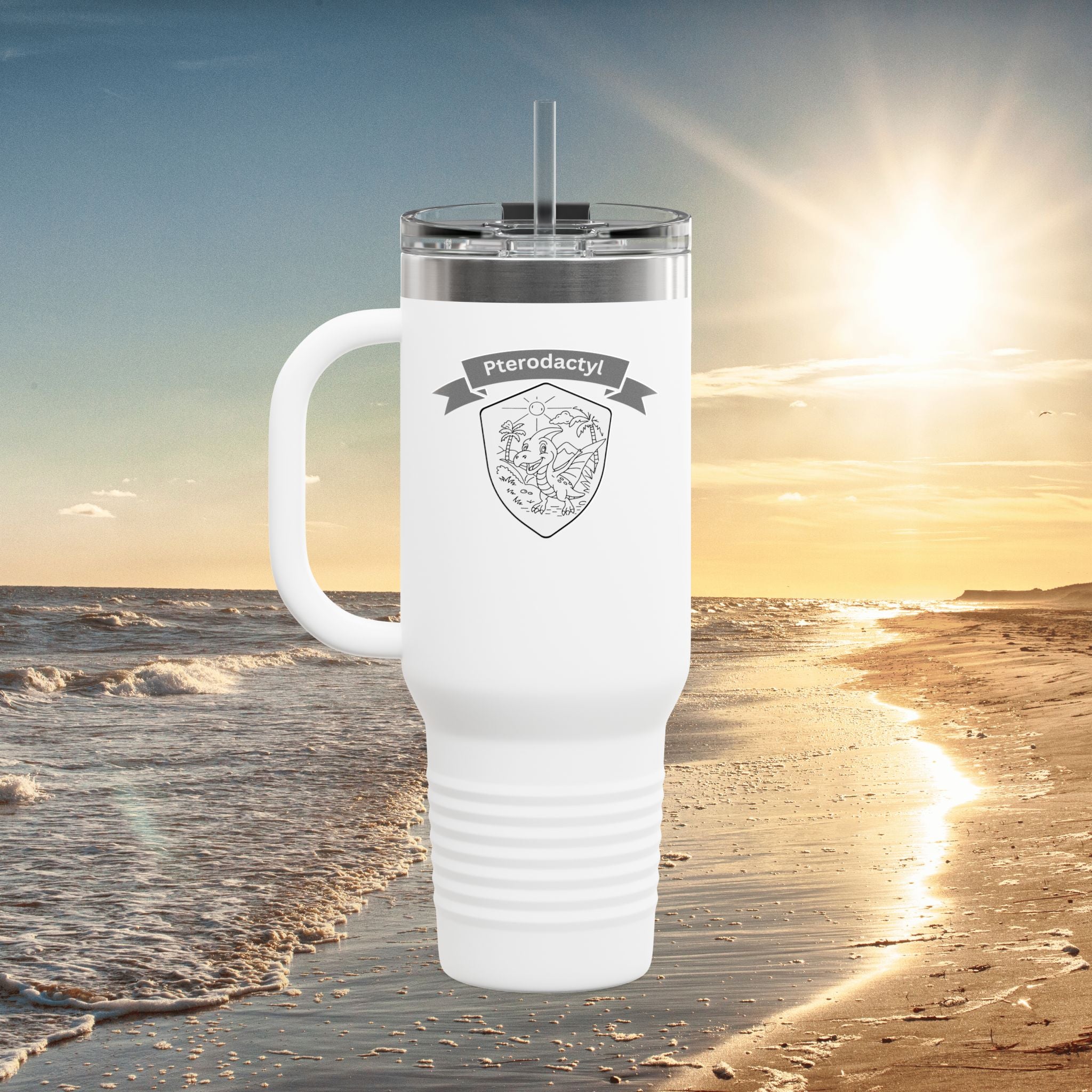 Pterodactyl Chaos Travel Mug