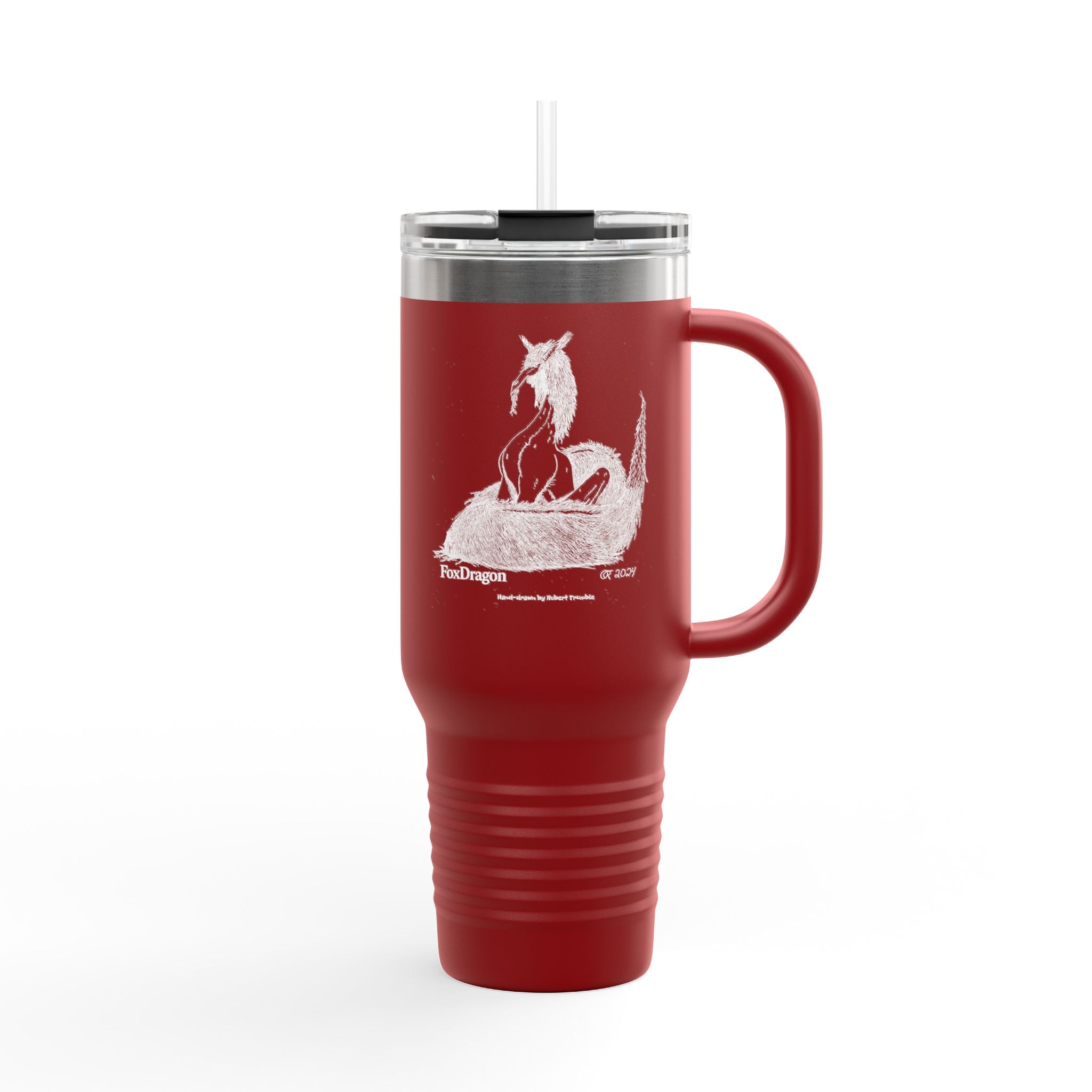 FoxDragon – Mythical Creature Travel Mug