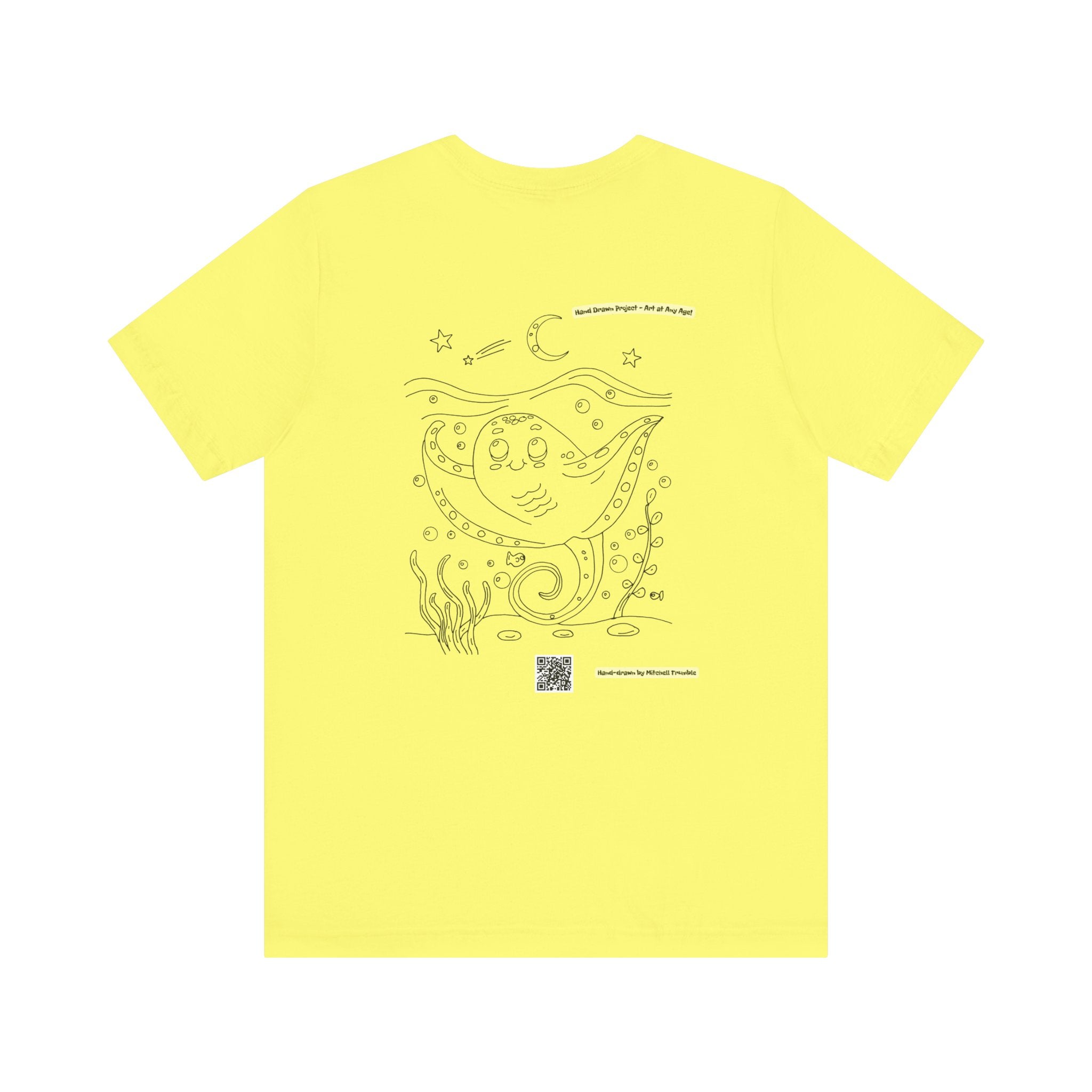 Manta Ray T-Shirt | Hand-Drawn Ocean Critter