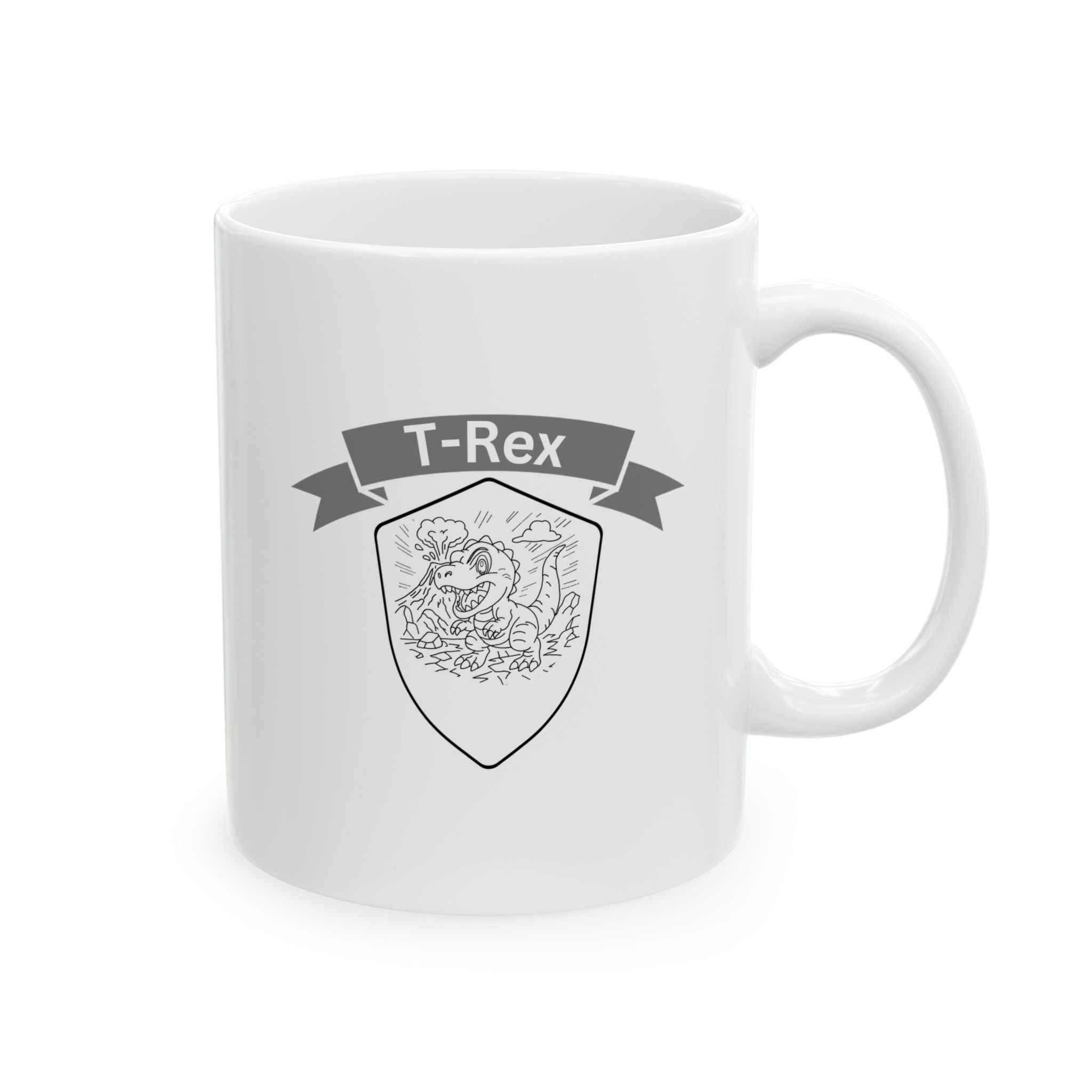 T-Rex Mug – Dino Art Coffee Cup | Fun Gift for Kids, Artists & Dino Fans