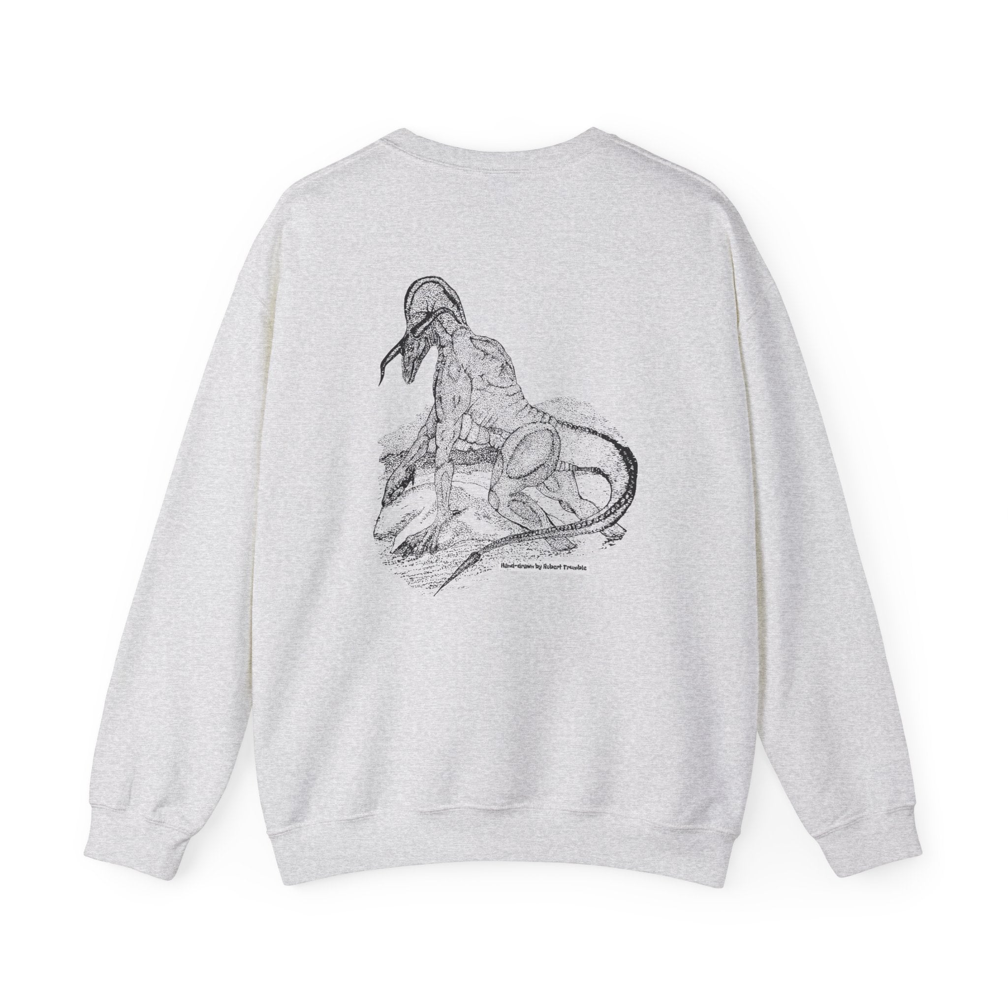 Landdrake Legends Gildan 18000 Sweatshirt | Robert Trumble's Hand-Drawn Dragon Art