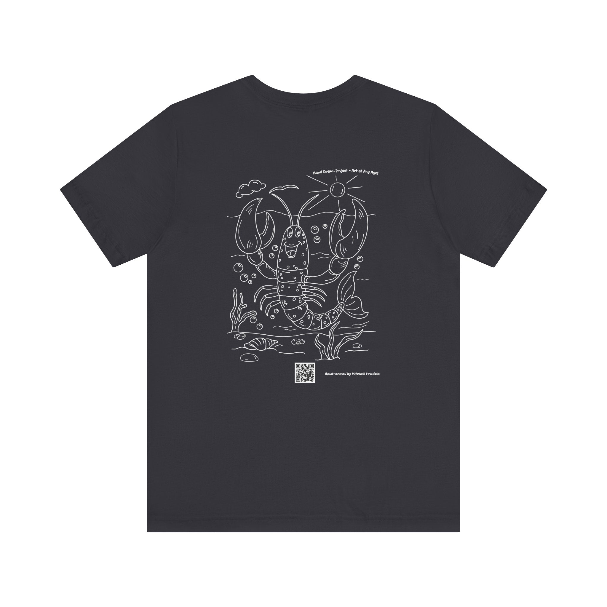 Cheerful Lobster T-Shirt – Ocean Critter T-Shirt