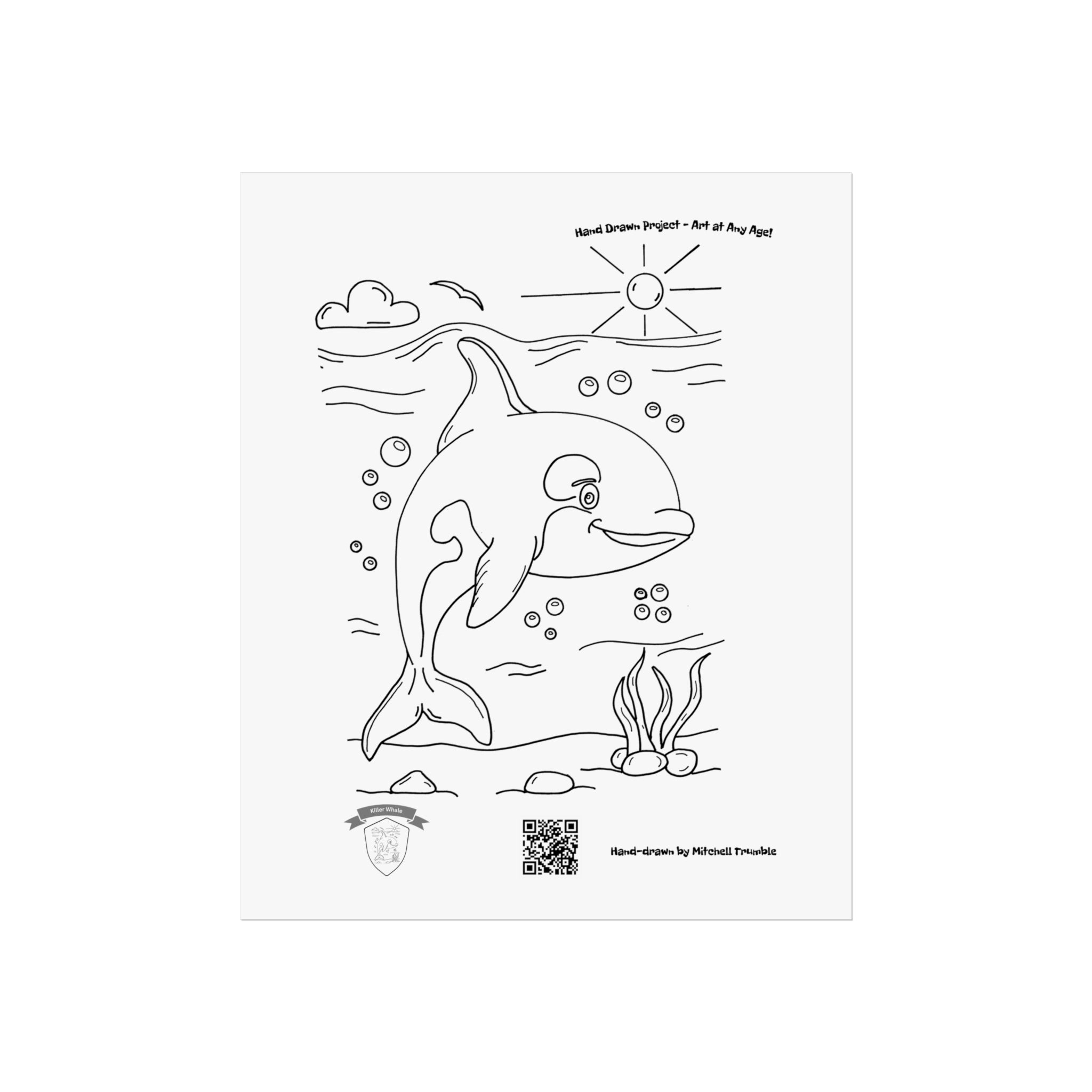 Orca Killer Whale – Ocean Majesty Wall Art Poster
