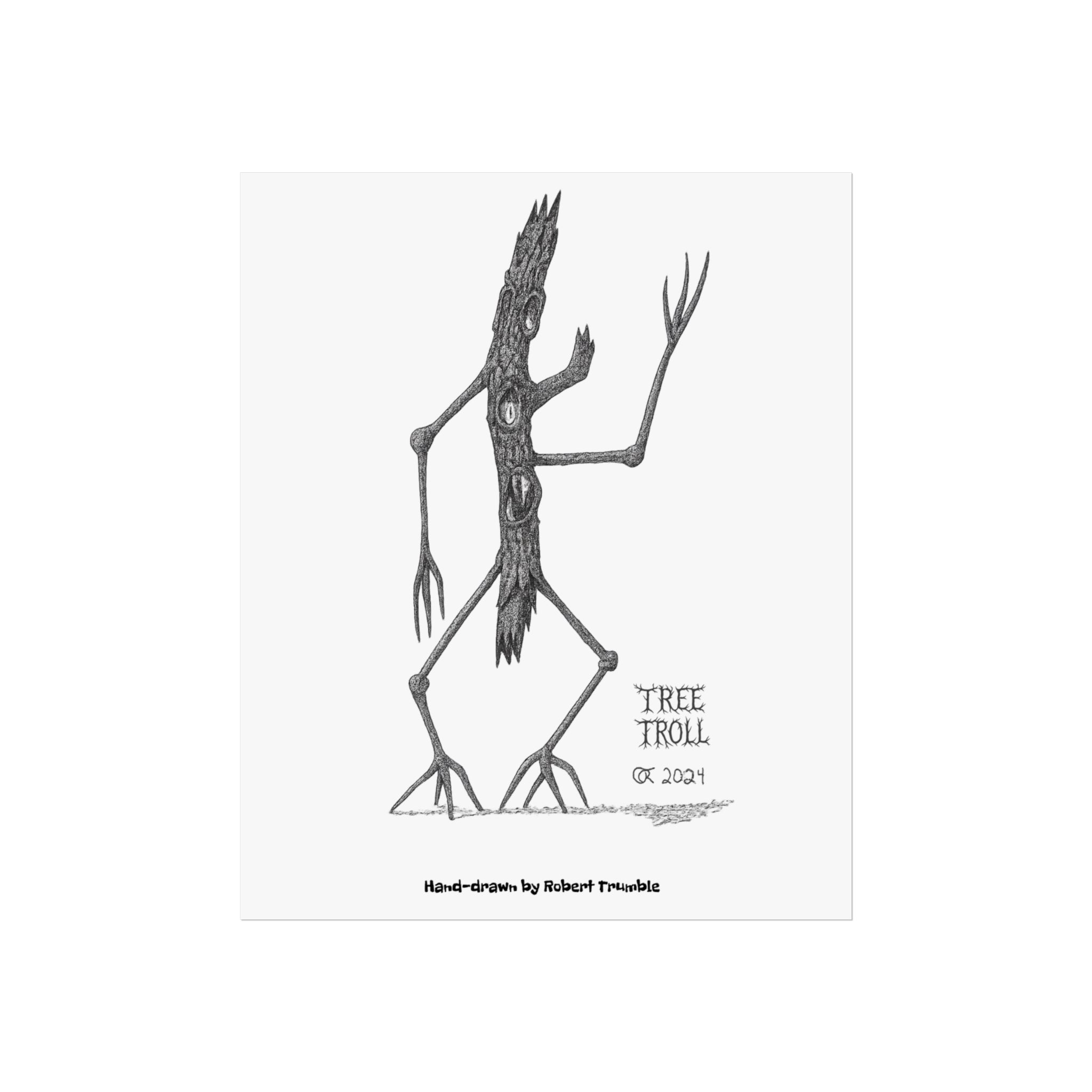 Tree Troll - Mythical Wall Art Poster