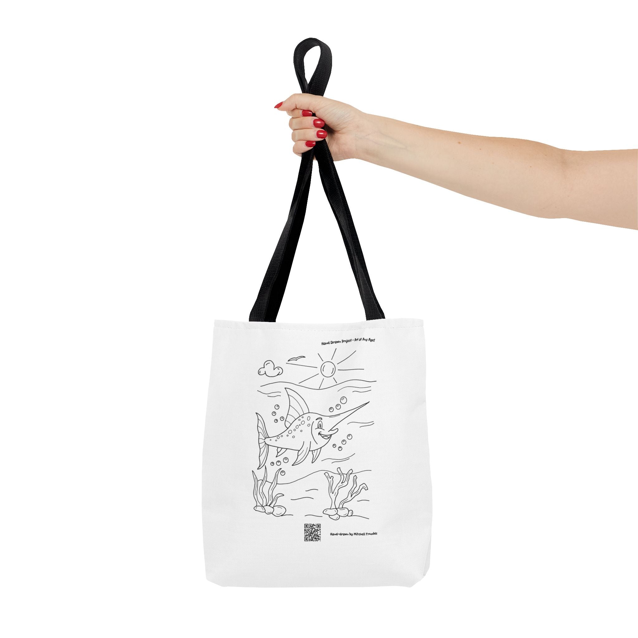 Swordfish – Ocean Strength Tote Bag