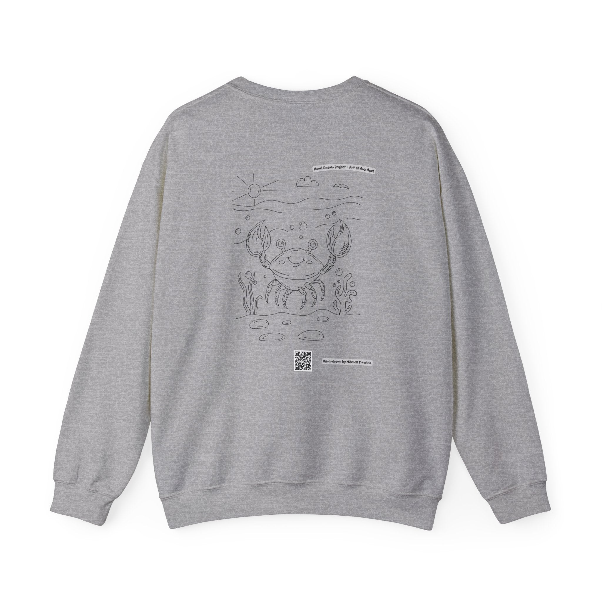 Cute Crab Crewneck Sweatshirt