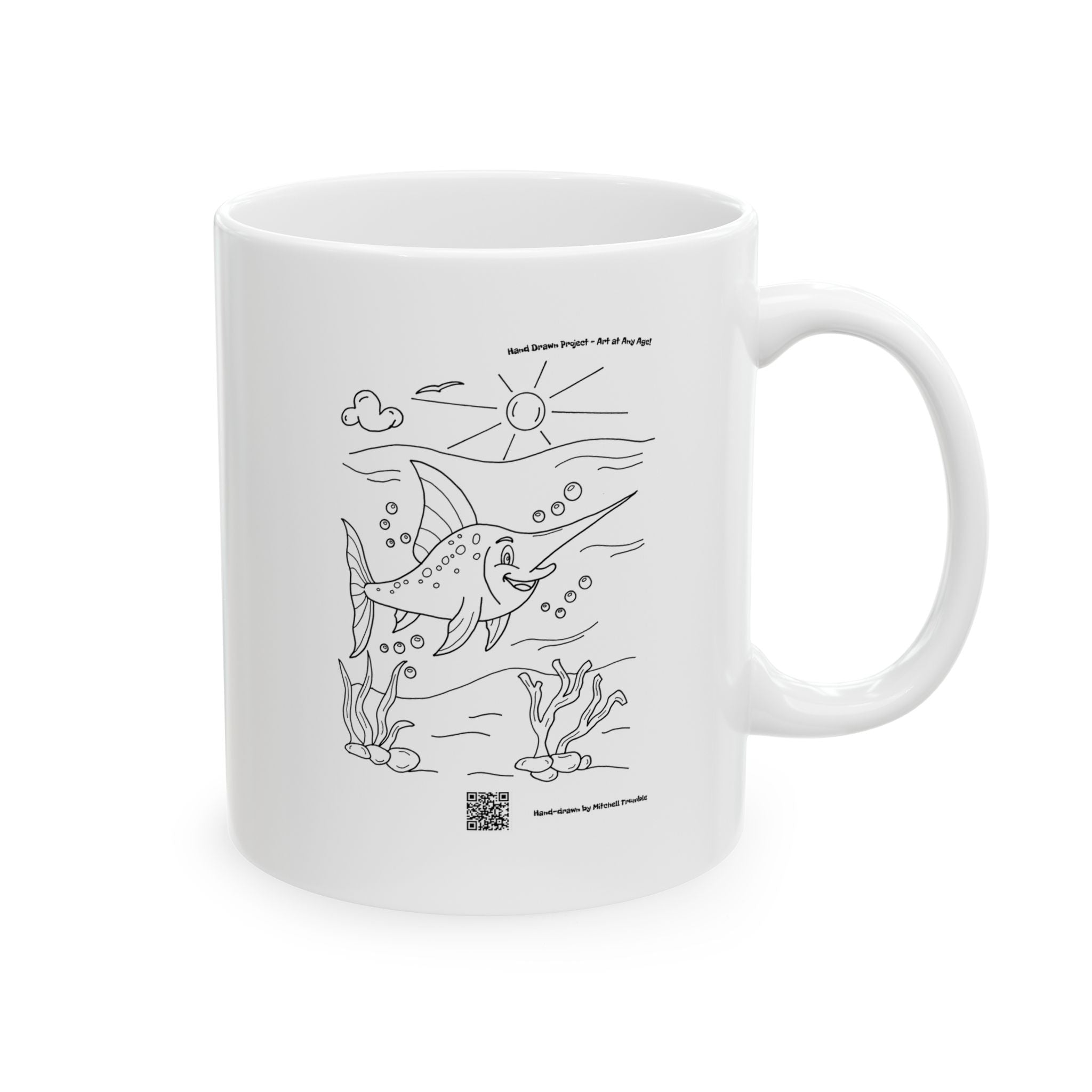 Swordfish – Ocean Strength Coffee Mug