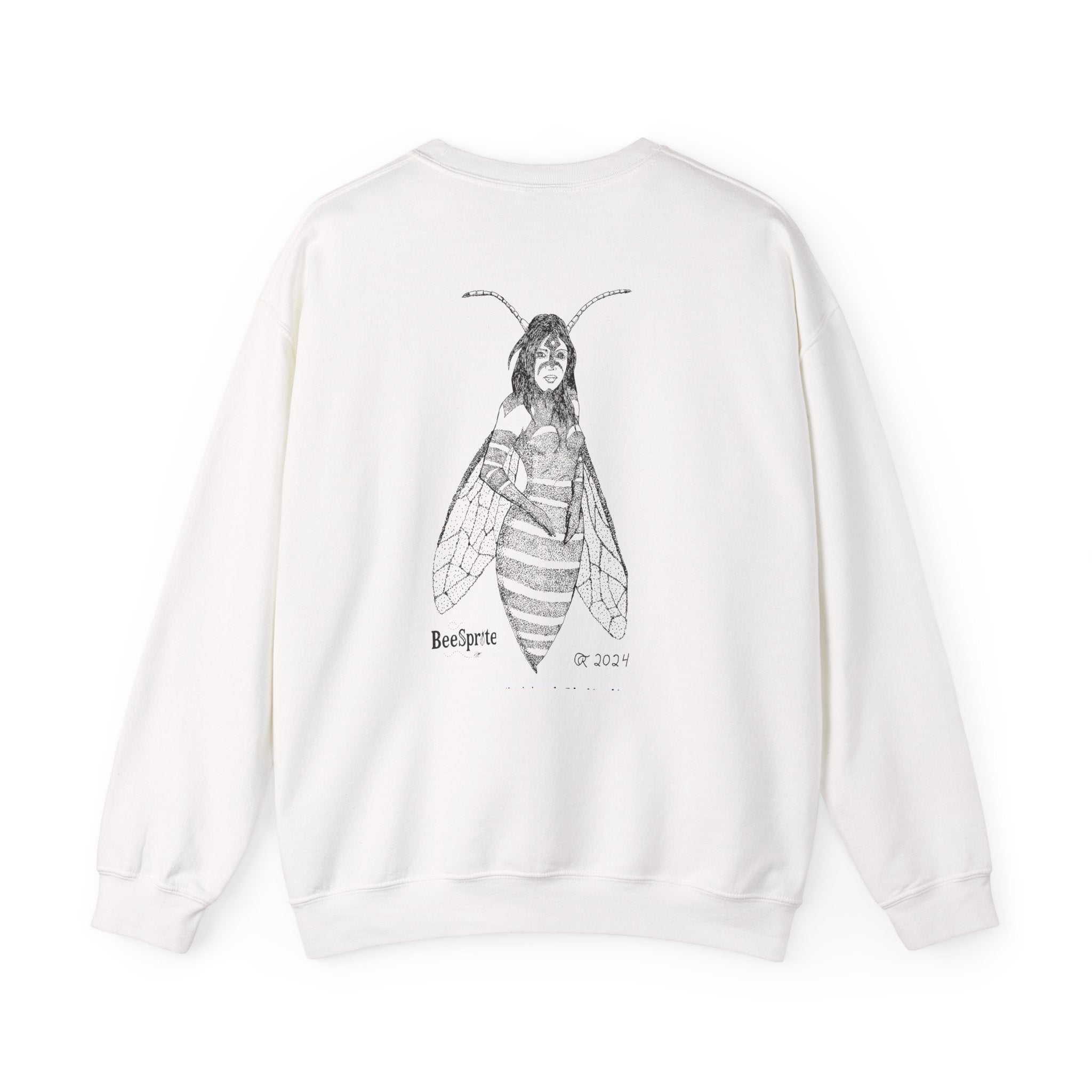 Bee Sprite – Crewneck Sweatshirt Fantasy Art by Robert Trumble | D&D Gift
