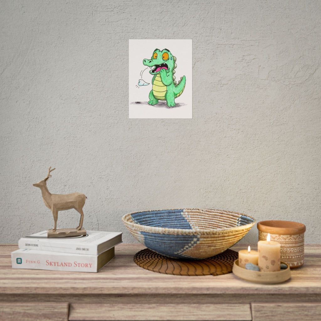 Amy Lost a Tooth Print | Hand Drawn Nursery Wall Art