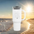 Dolphin Splash Squad Travel Mug – Hand-Drawn Dolphin Art