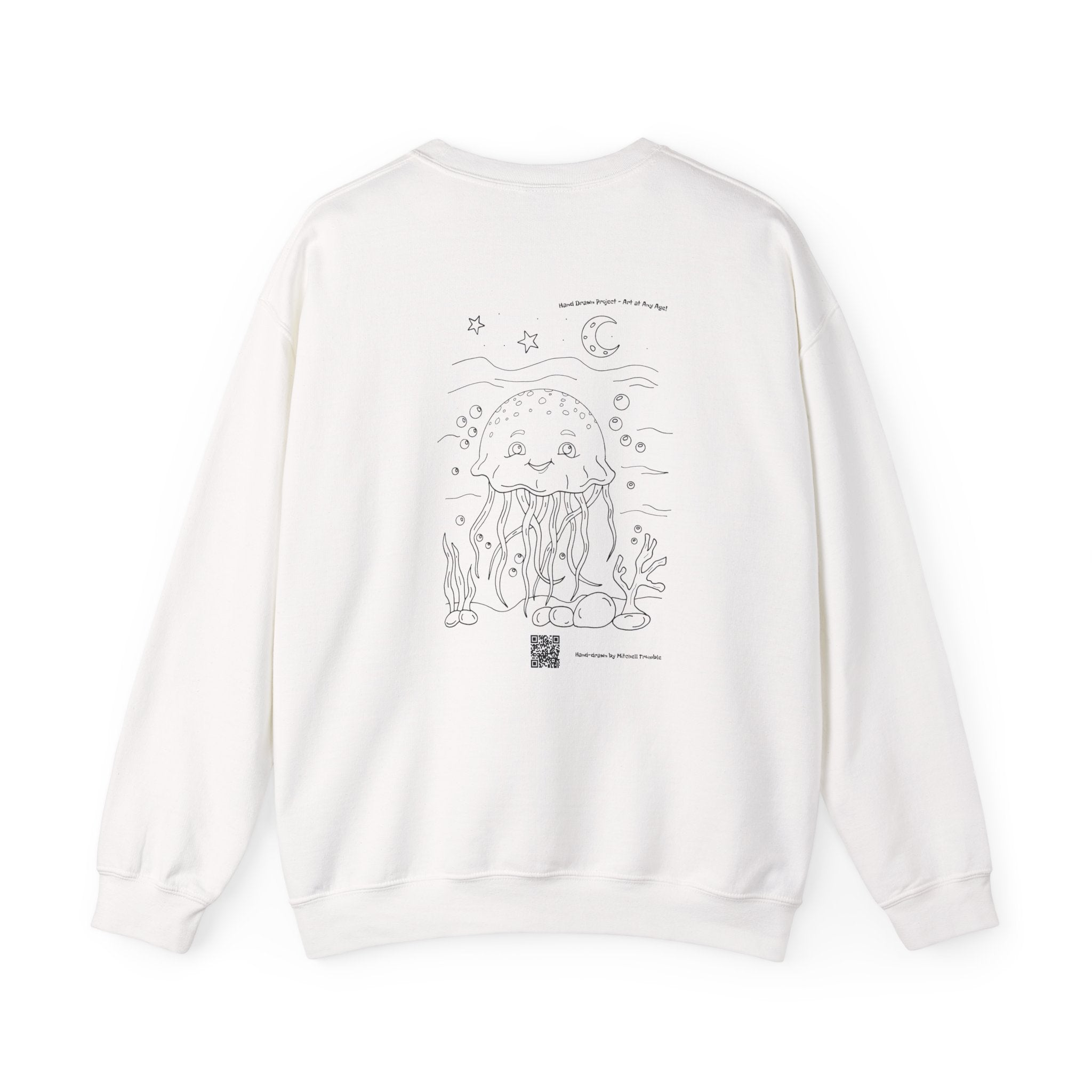 Smiling Jellyfish – Cozy Ocean Sweatshirt