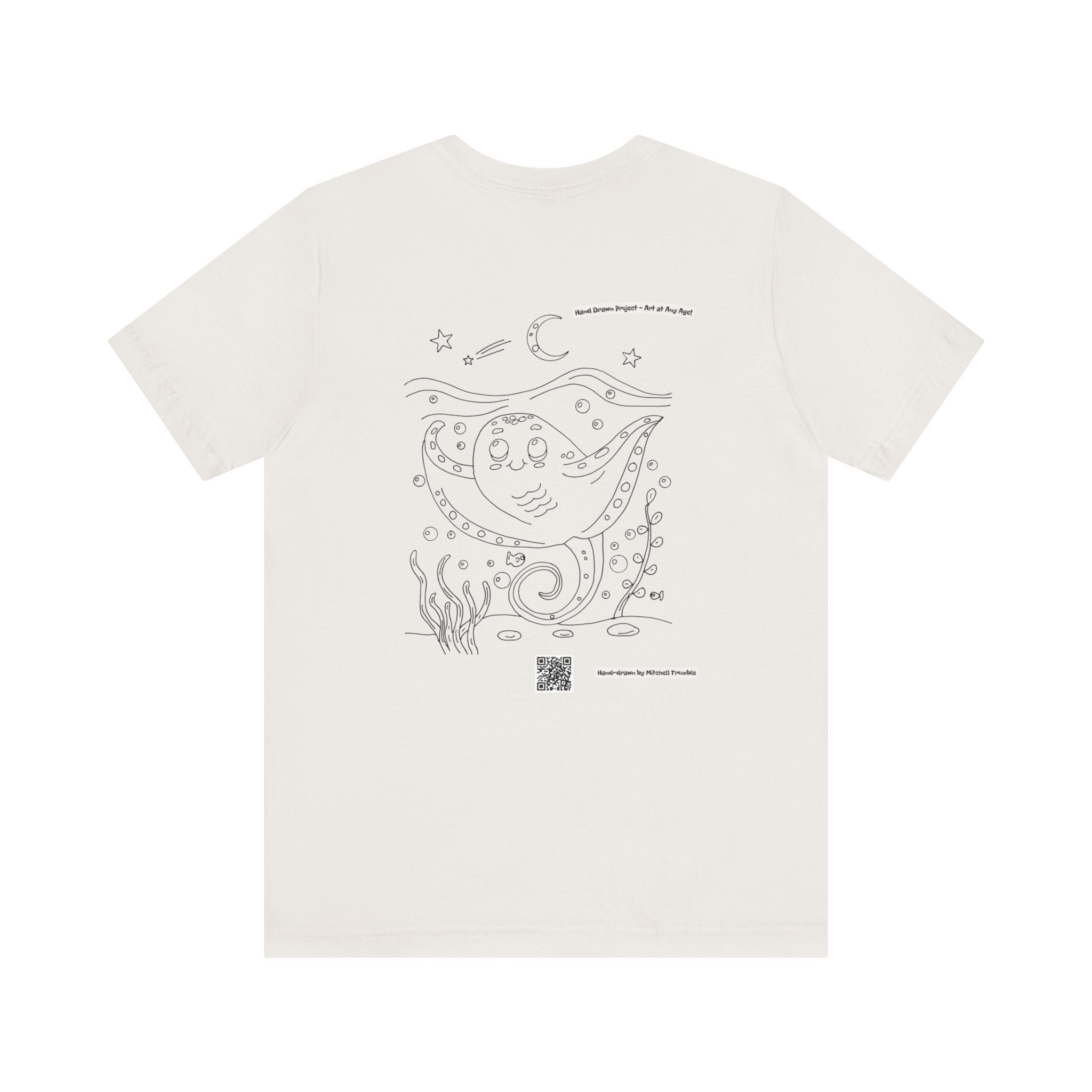 Manta Ray T-Shirt | Hand-Drawn Ocean Critter